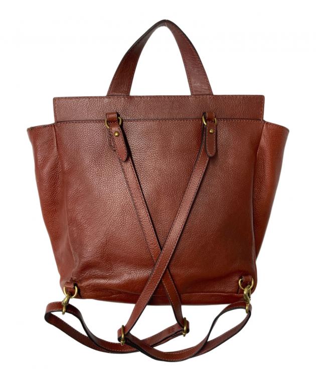 中古・古着通販】FOSSIL (フォッシル) レザーリュック ブラウン