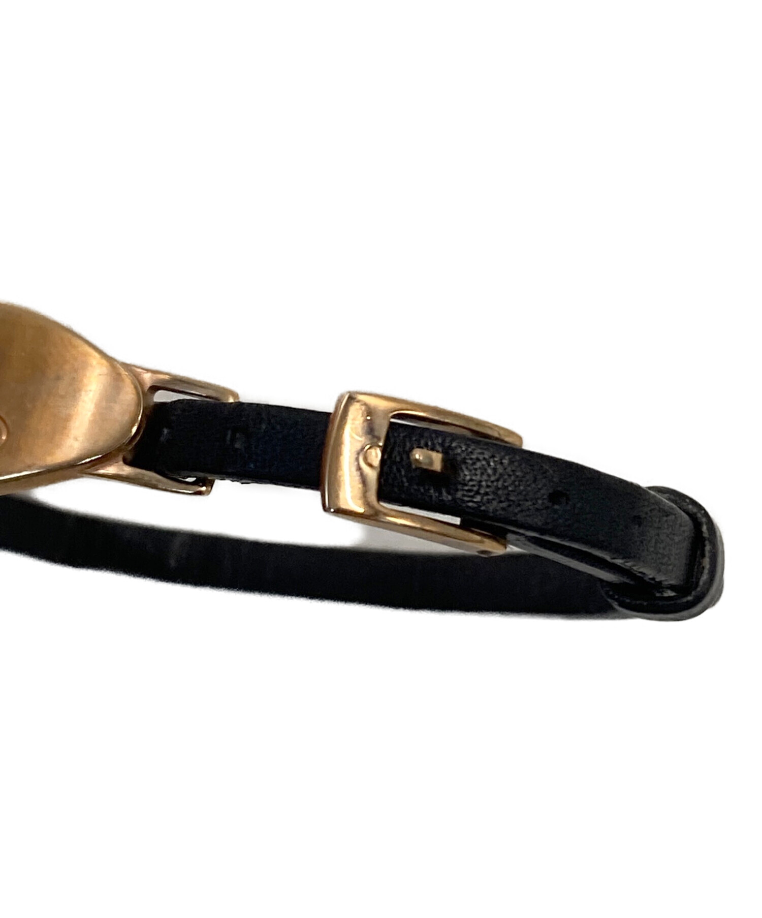 Vivienne Westwood ブレスレット レザー オーブ プレート　金黒 中古・古着通販】Vivienne Westwood (ヴィヴィアンウエストウッド