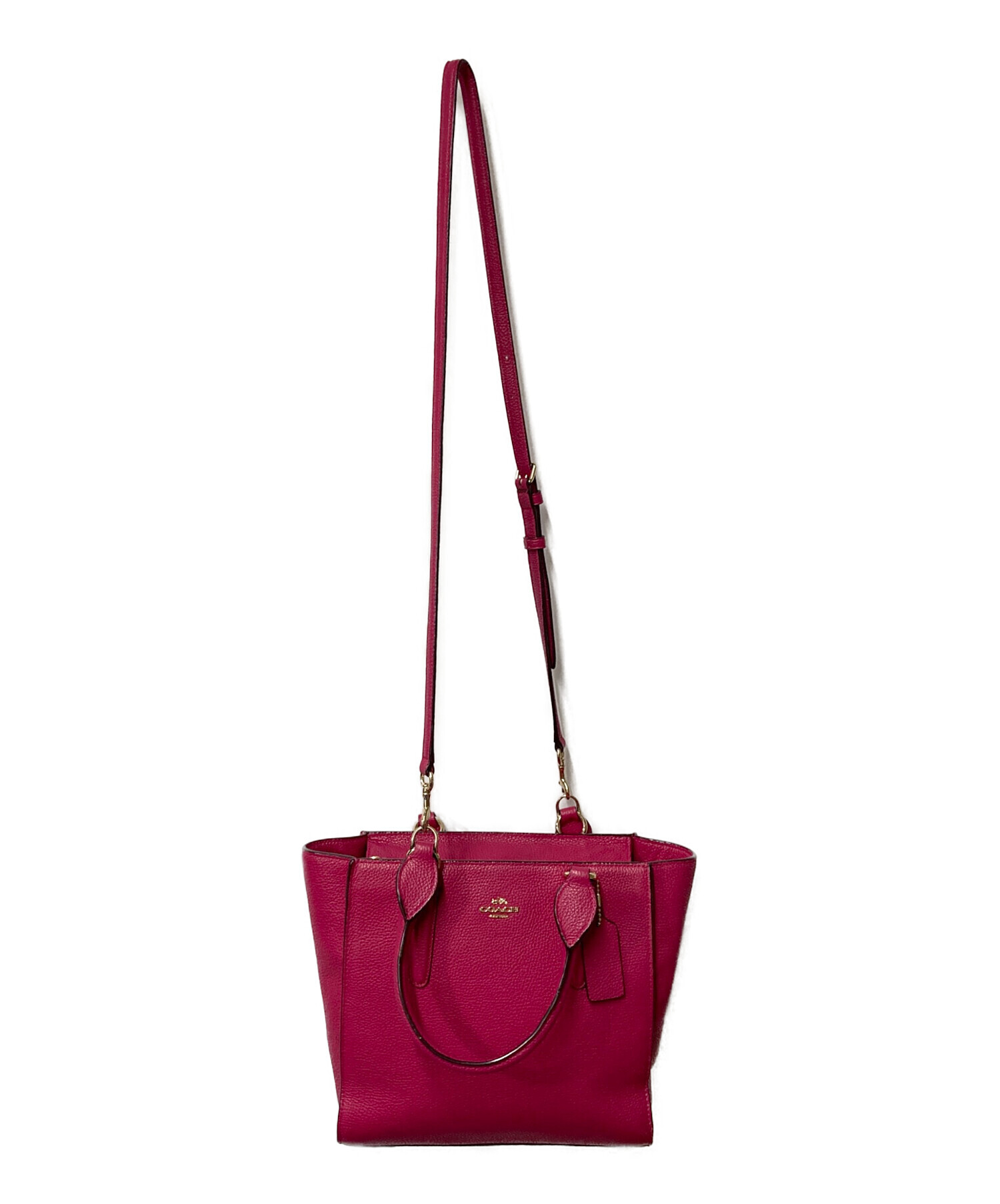 中古・古着通販】COACH (コーチ) 2WAYバッグ ピンク｜ブランド・古着
