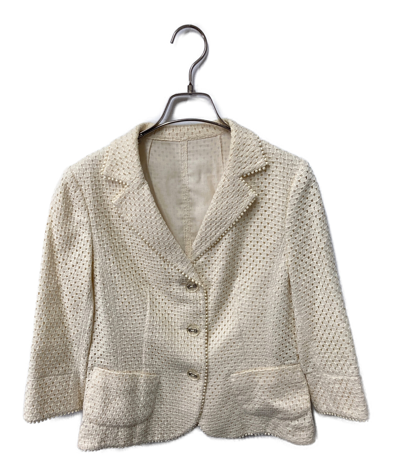 中古・古着通販】LEILIAN (レリアン) カットワークジャケット