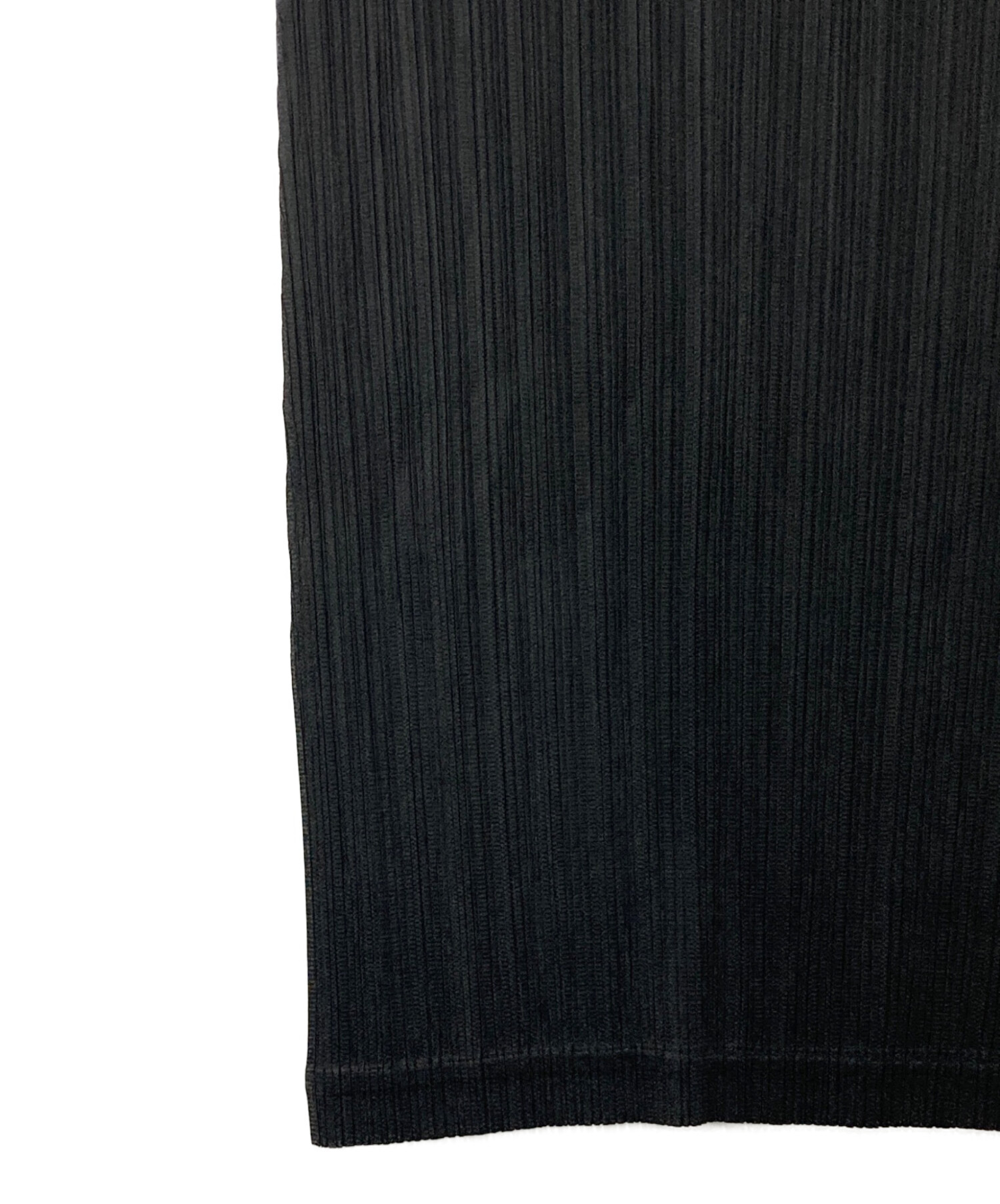 PLEATS PLEASE ブラック ワンピース サイズ4 中古・古着通販】PLEATS PLEASE (プリーツプリーズ) プリーツ
