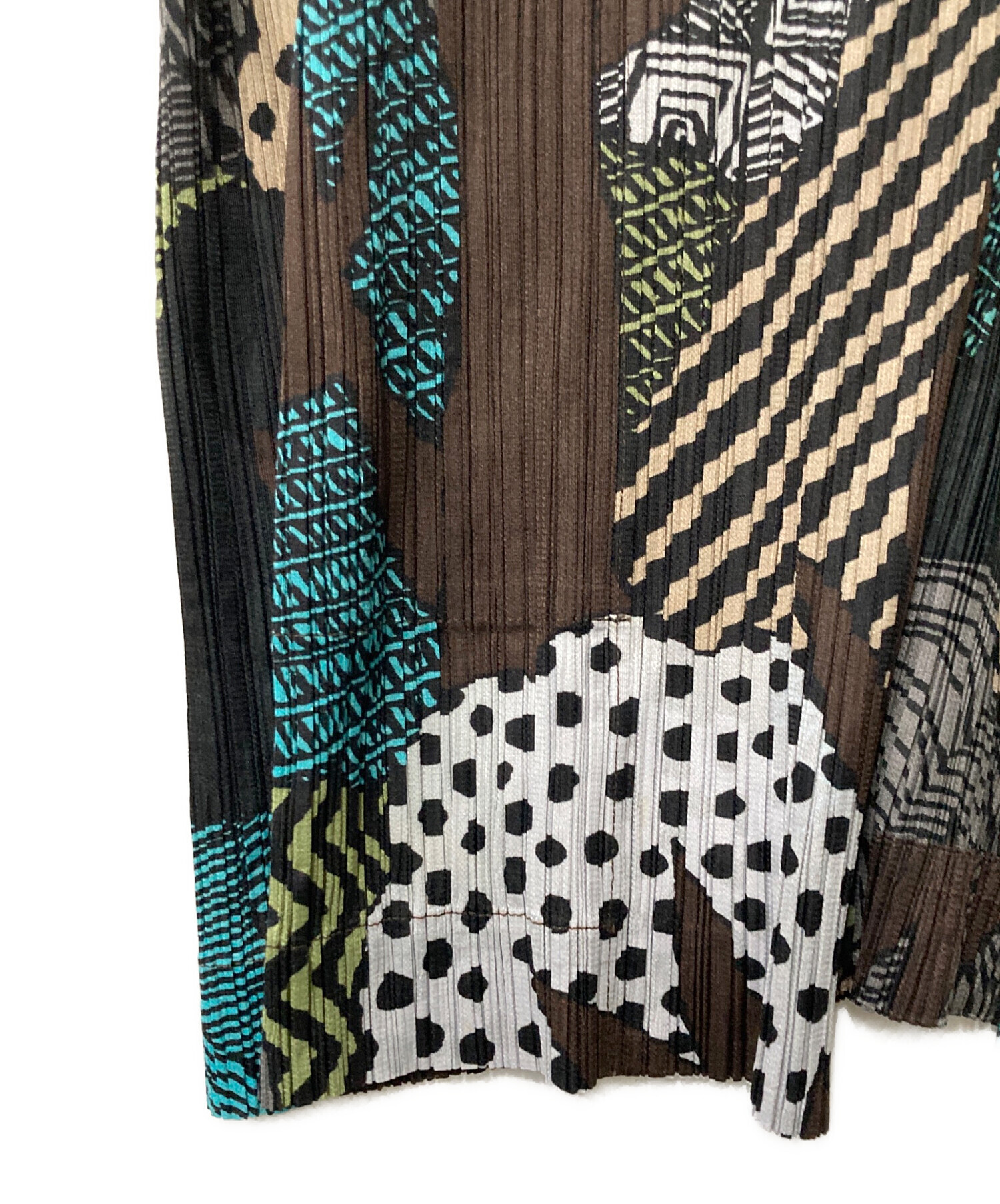 中古・古着通販】PLEATS PLEASE (プリーツプリーズ) 総柄ロング