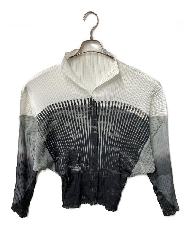 中古・古着通販】ISSEY MIYAKE (イッセイミヤケ) バイカラープリーツ