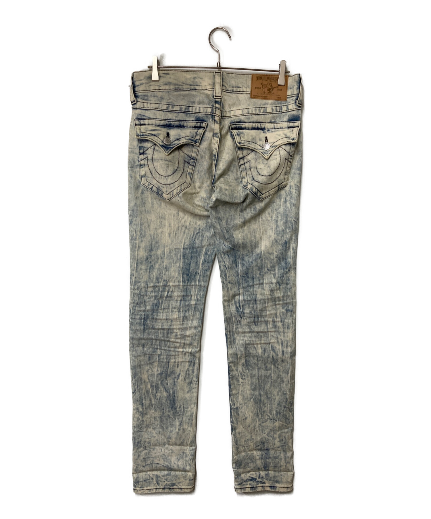 ✨つかさ✨true religion SKINNY 28トゥルーレリジョン 中古・古着通販】TRUE RELIGION (トゥルー レリジョン) SKINNY FLAP