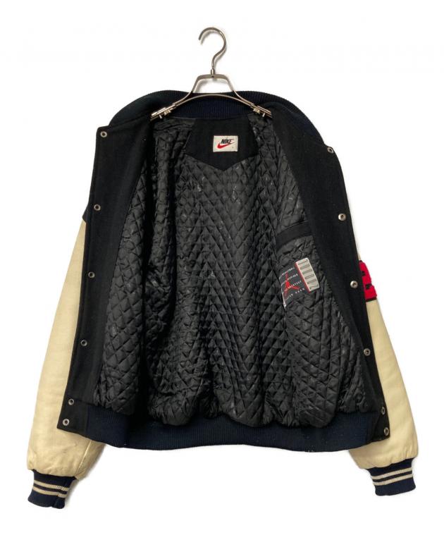 中古・古着通販】NIKE (ナイキ) AIR JORDAN VARSITY JACKET ブラック