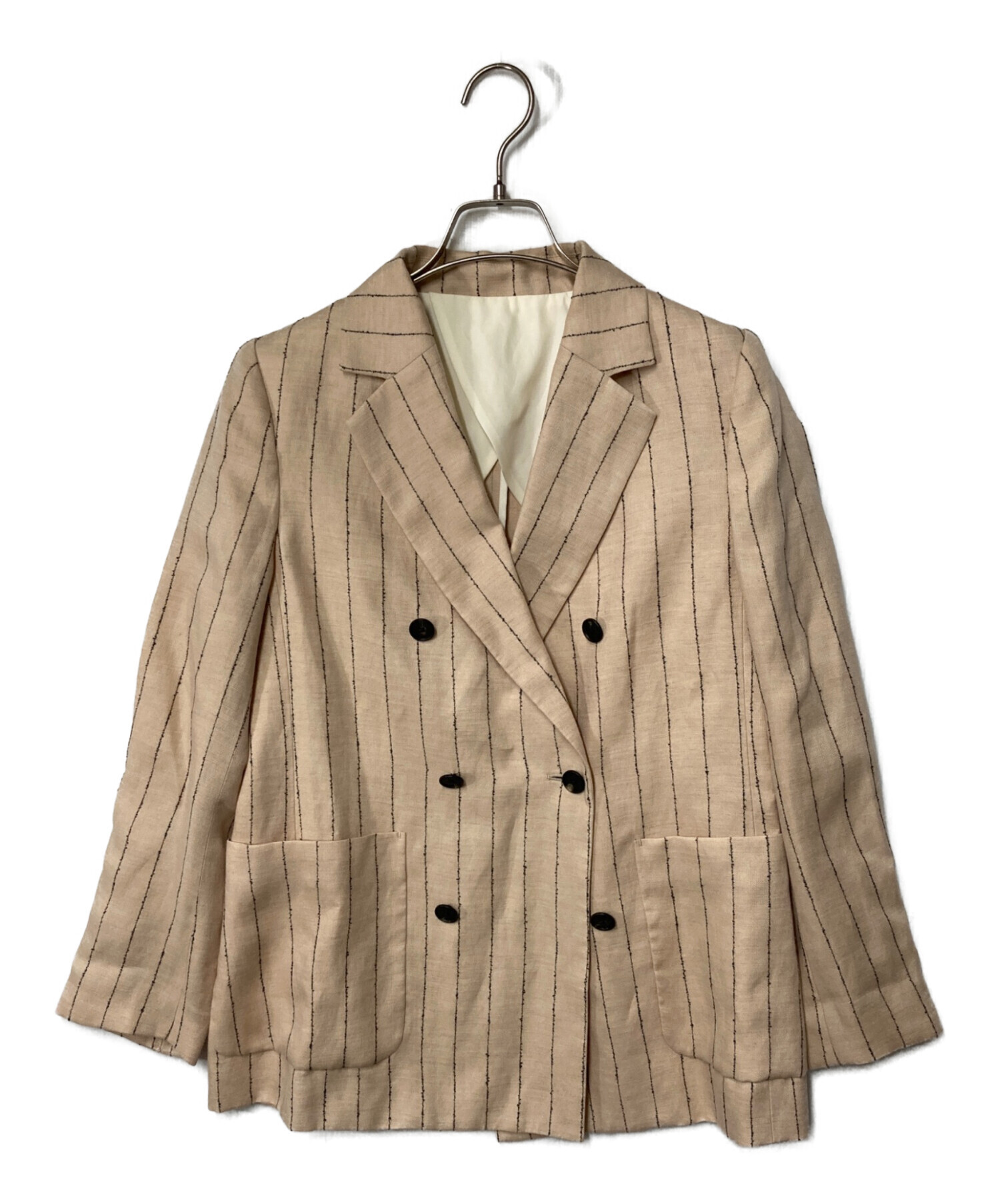 希少 マカフィー トゥモローランド リネンダブルジャケット 25SS 定価4.1 中古・古着通販】MACPHEE (マカフィー) ダブルカバーリネン ダブル