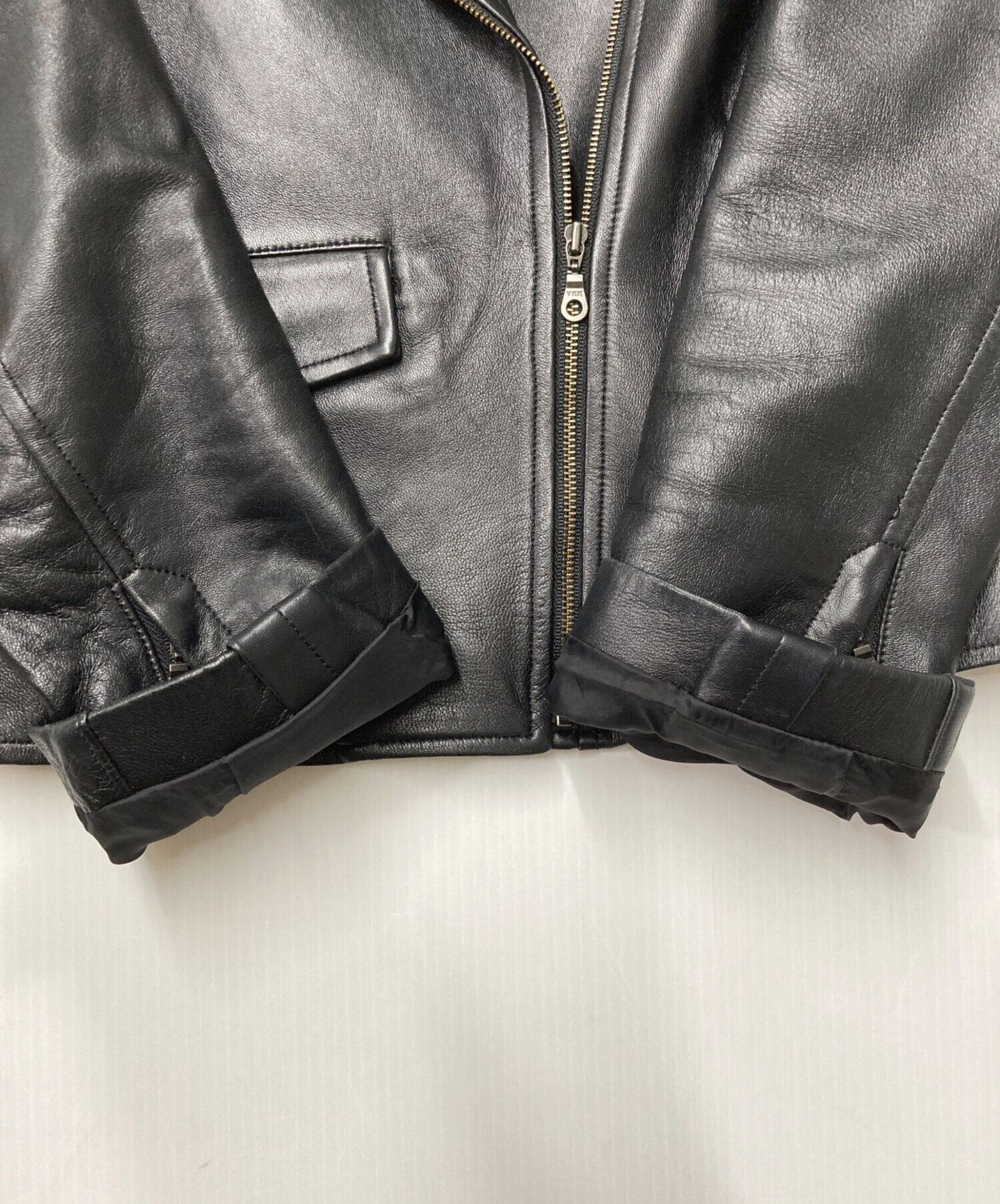 中古・古着通販】STUDIOUS (ステュディオス) ラムレザーダブル