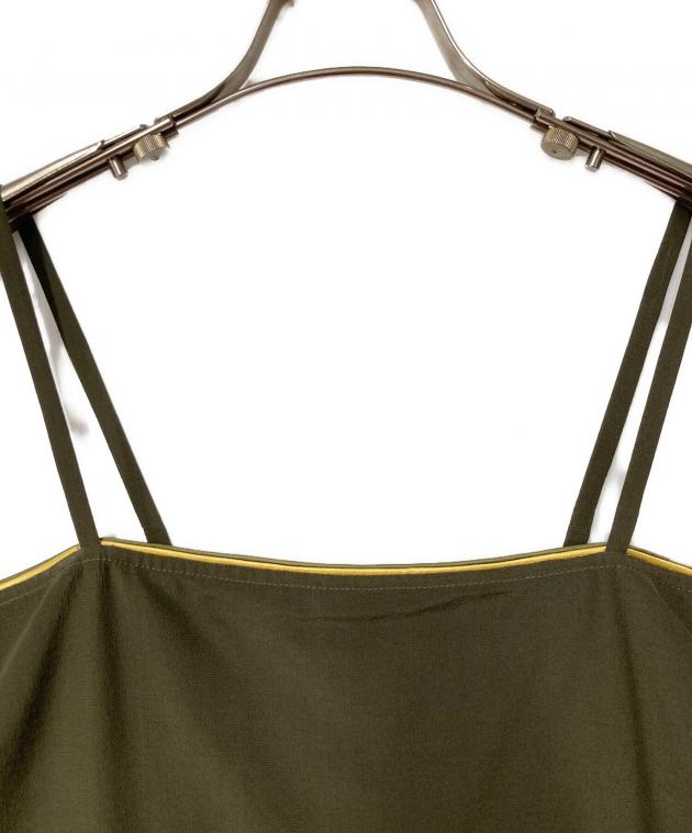 中古・古着通販】GUCCI (グッチ) シルクキャミソール カーキ サイズ:42
