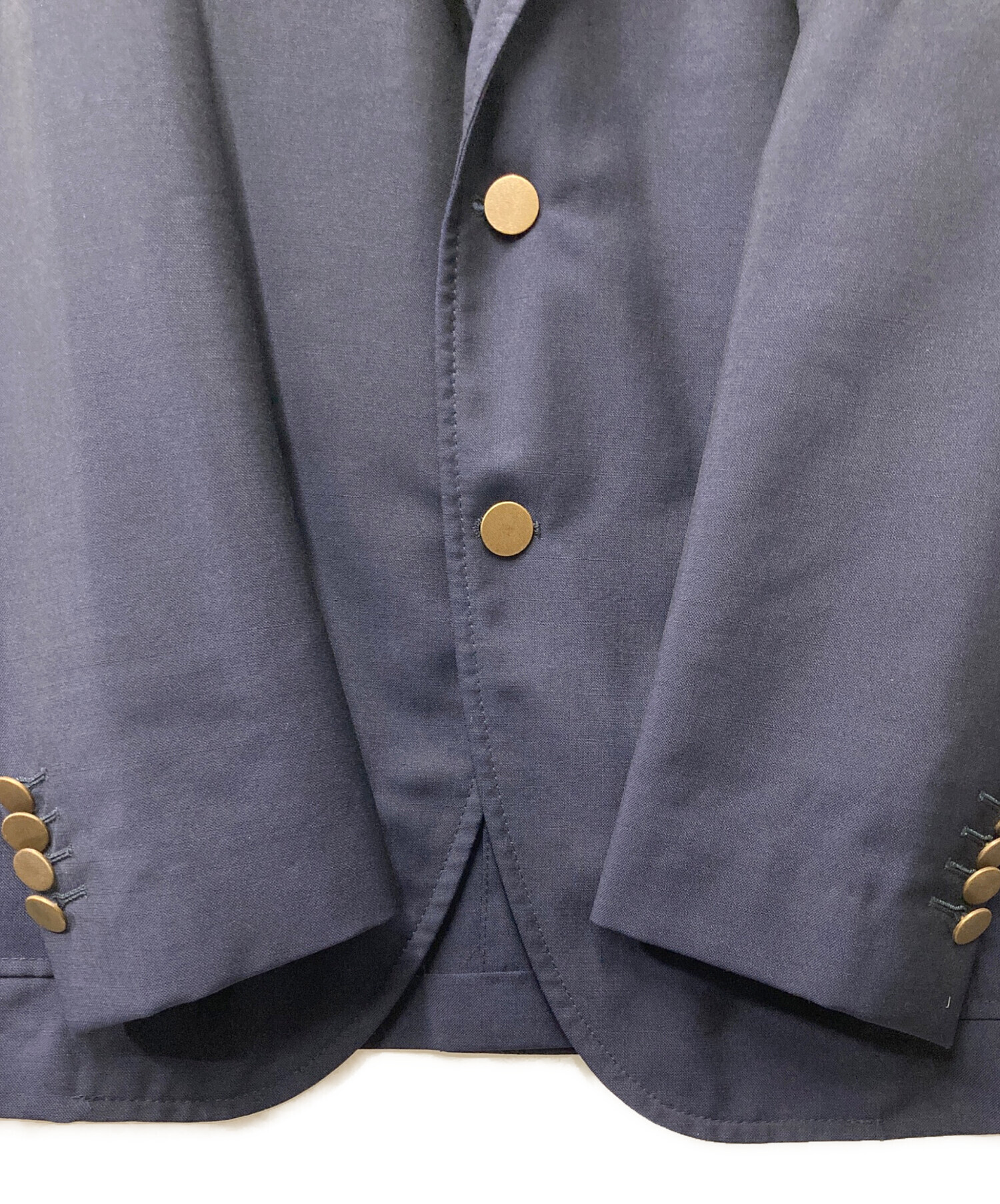 中古・古着通販】BOGLIOLI (ボリオリ) K JACKET/金釦ブレザー ネイビー