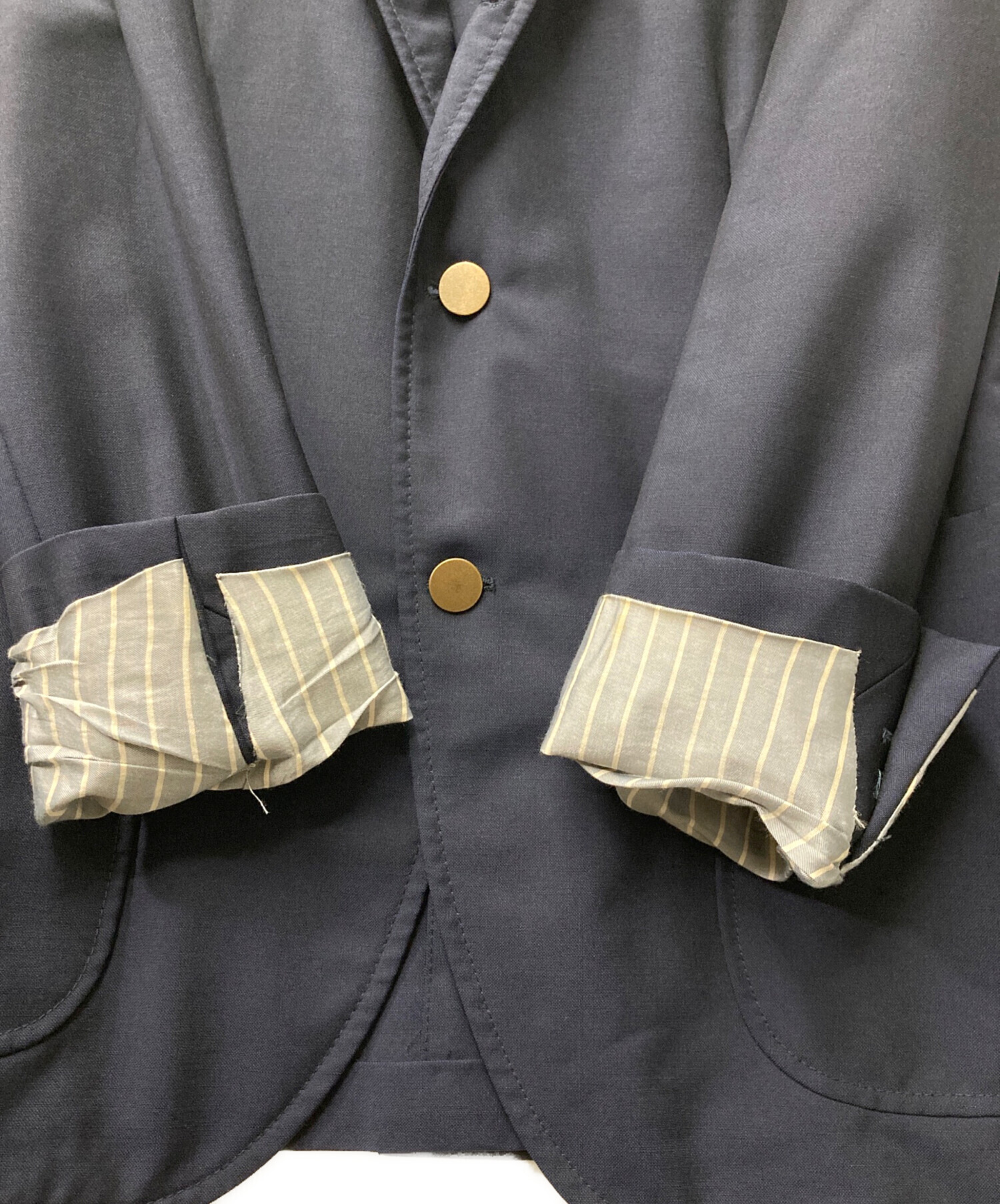 中古・古着通販】BOGLIOLI (ボリオリ) K JACKET/金釦ブレザー ネイビー