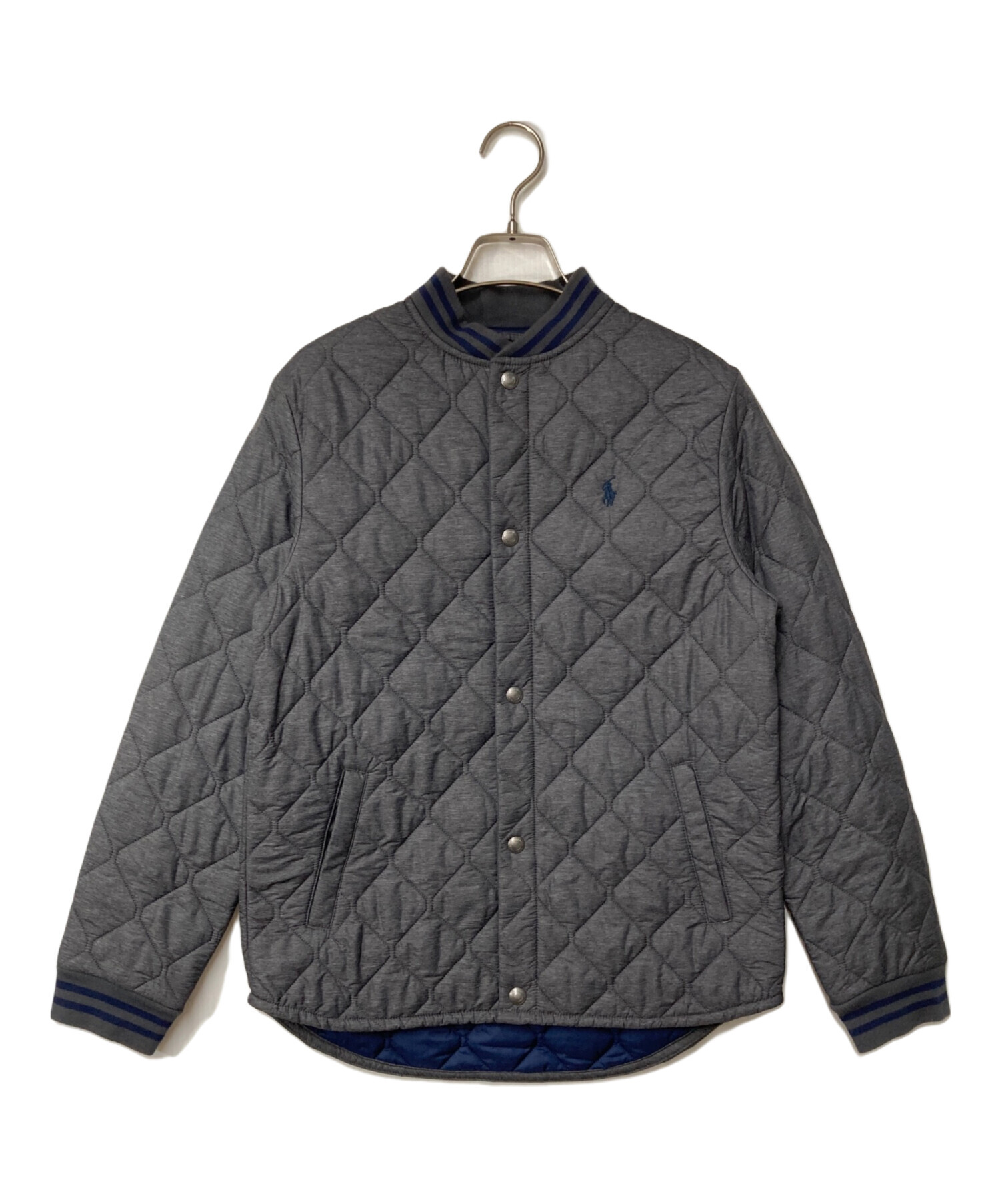 【未使用】ポロラルフローレン　ナイロンキルティングジャケット　ネイビー　150 中古・古着通販】POLO RALPH LAUREN (ポロ・ラルフローレン