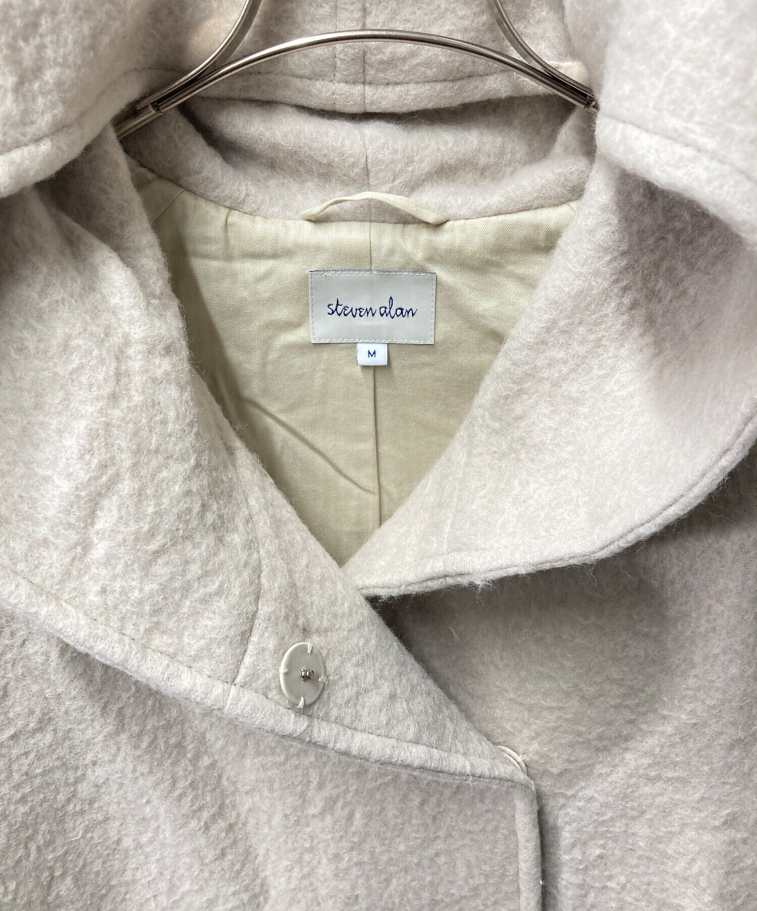 ✨美品スティーブンアランSteven Alanコードヤーンノースリーブ Fキナリ 中古・古着通販】STEVEN ALAN (スティーブンアラン) NAPPING HOOD COAT