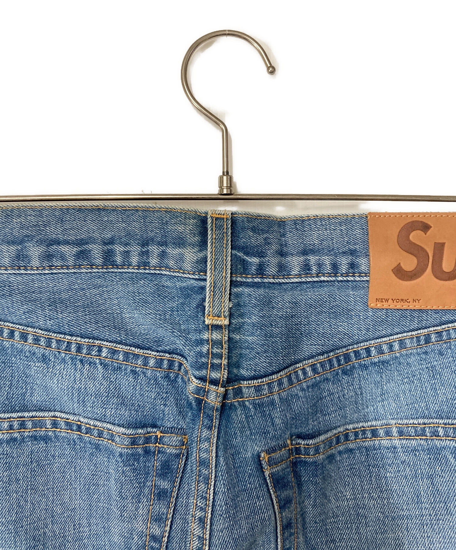 中古・古着通販】Supreme (シュプリーム) ストレートデニムパンツ