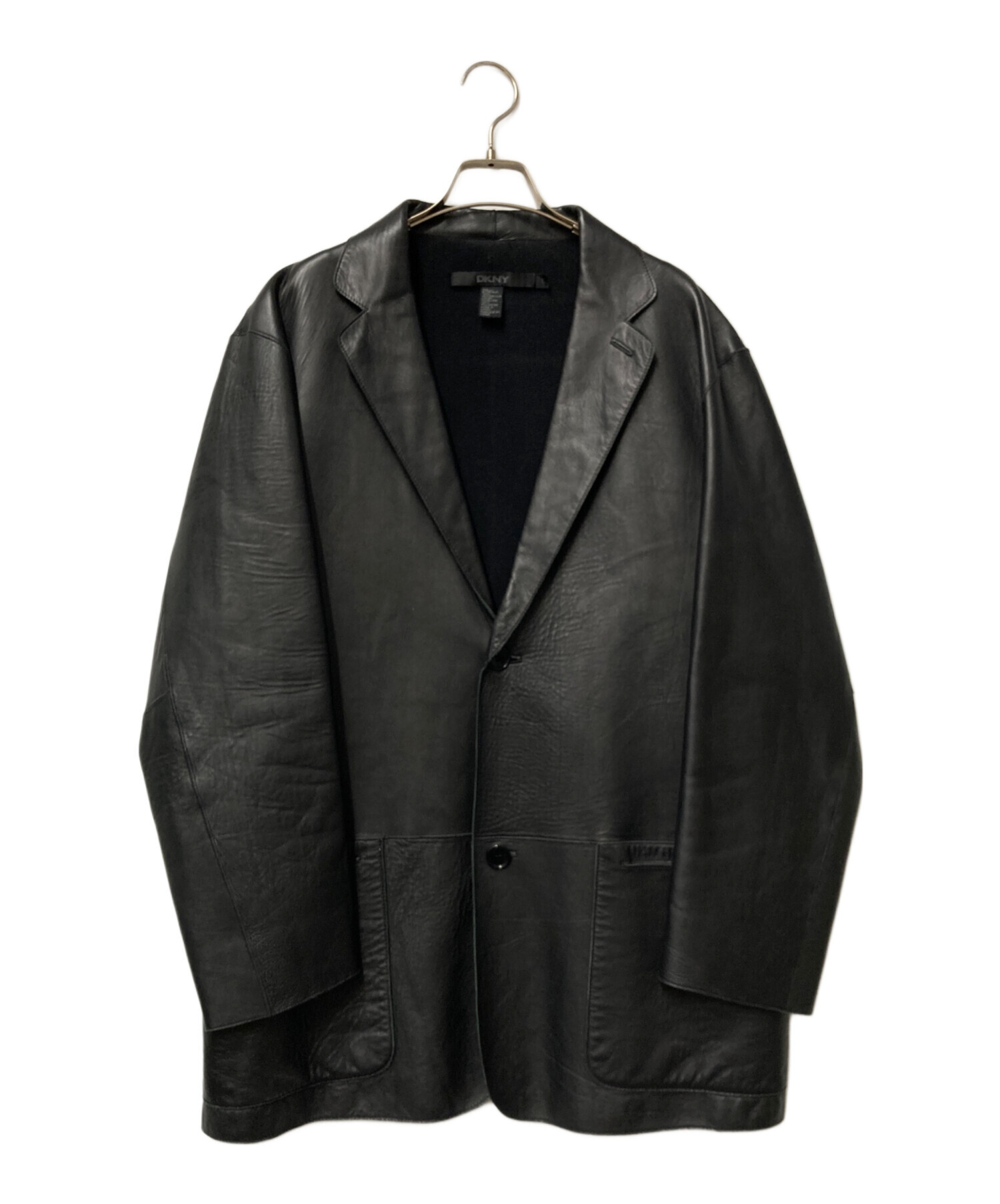 中古・古着通販】DKNY (ダナキャランニューヨーク) レザーテーラード