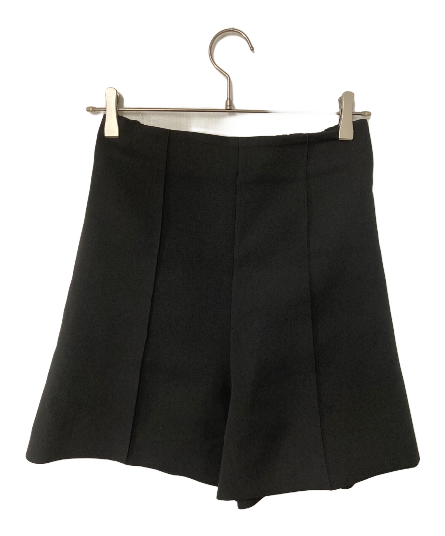 yori トリプルクロスショートパンツ　38 中古・古着通販】YORI (ヨリ) トリプルクロスショートパンツ ブラック
