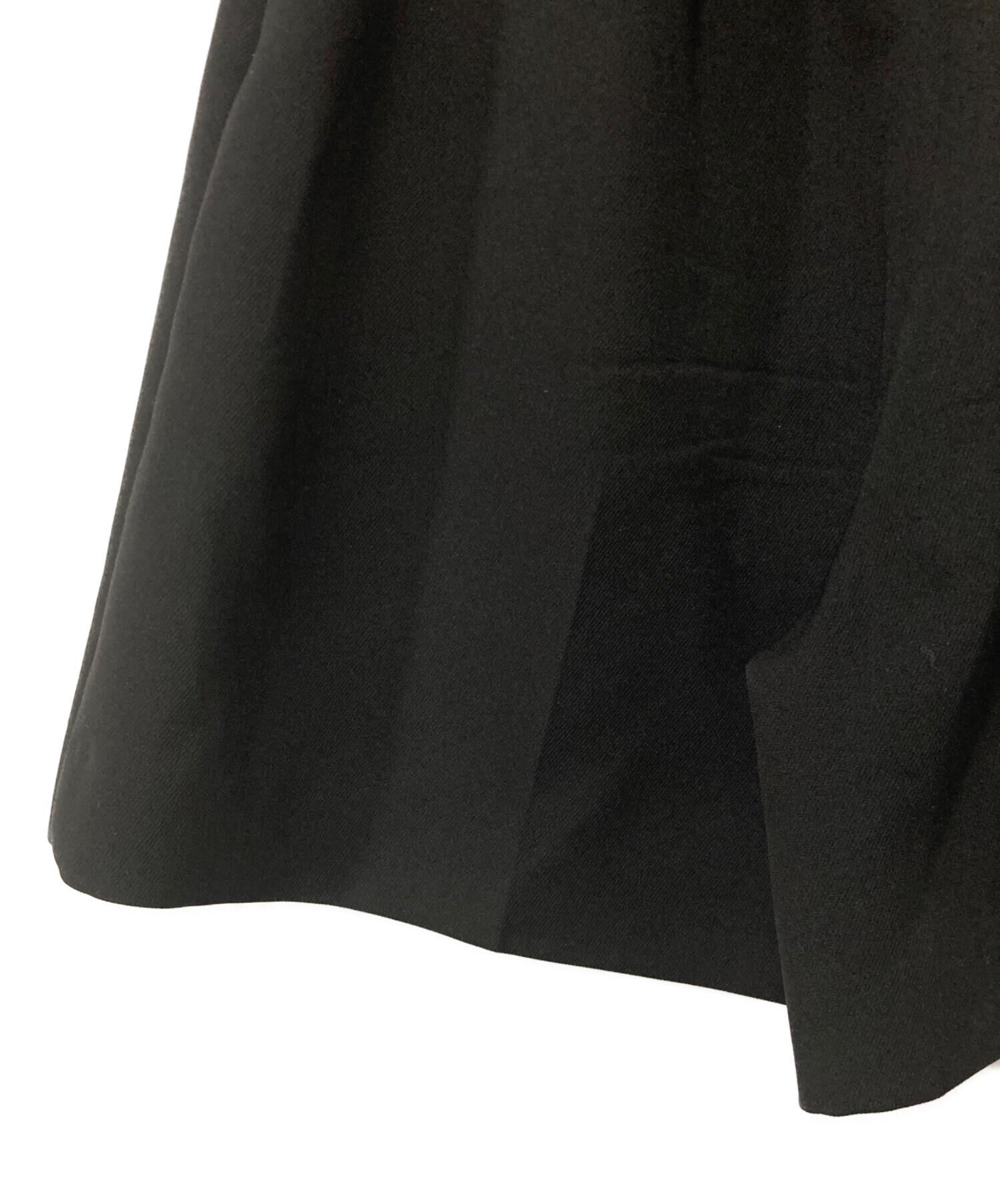 中古・古着通販】YORI (ヨリ) トリプルクロスショートパンツ ブラック