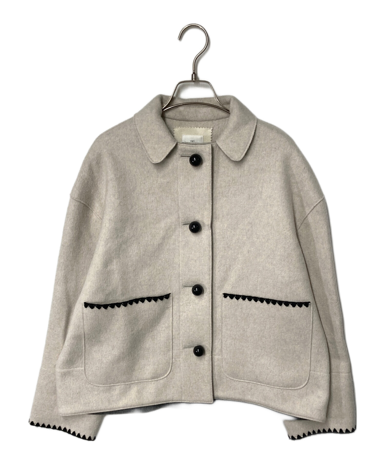 yori ハマグリウールショートコート【2025AW】 中古・古着通販】YORI (ヨリ) ハマグリウールショートコート
