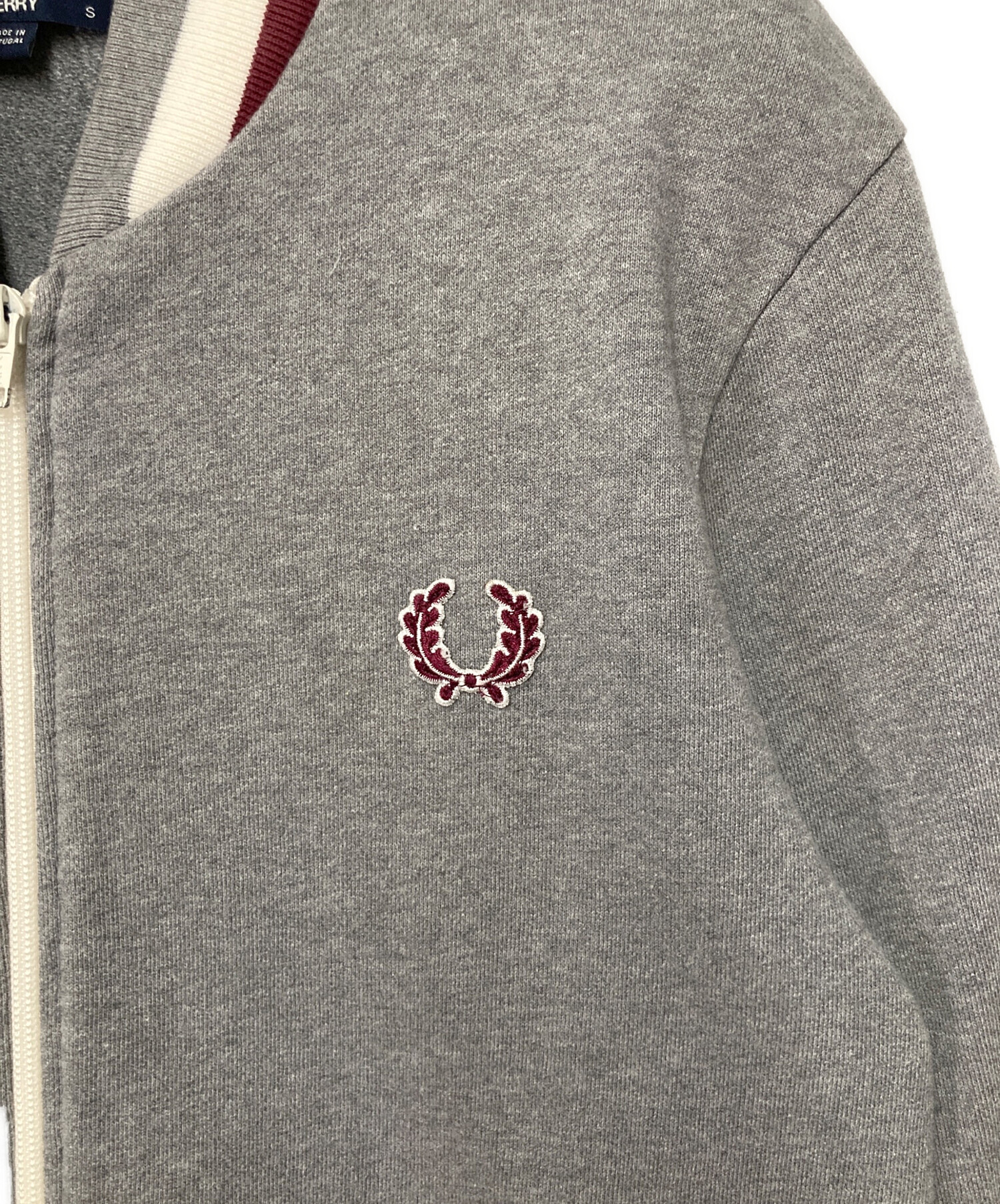 中古・古着通販】FRED PERRY (フレッドペリー) ロゴ刺繍ジップ 