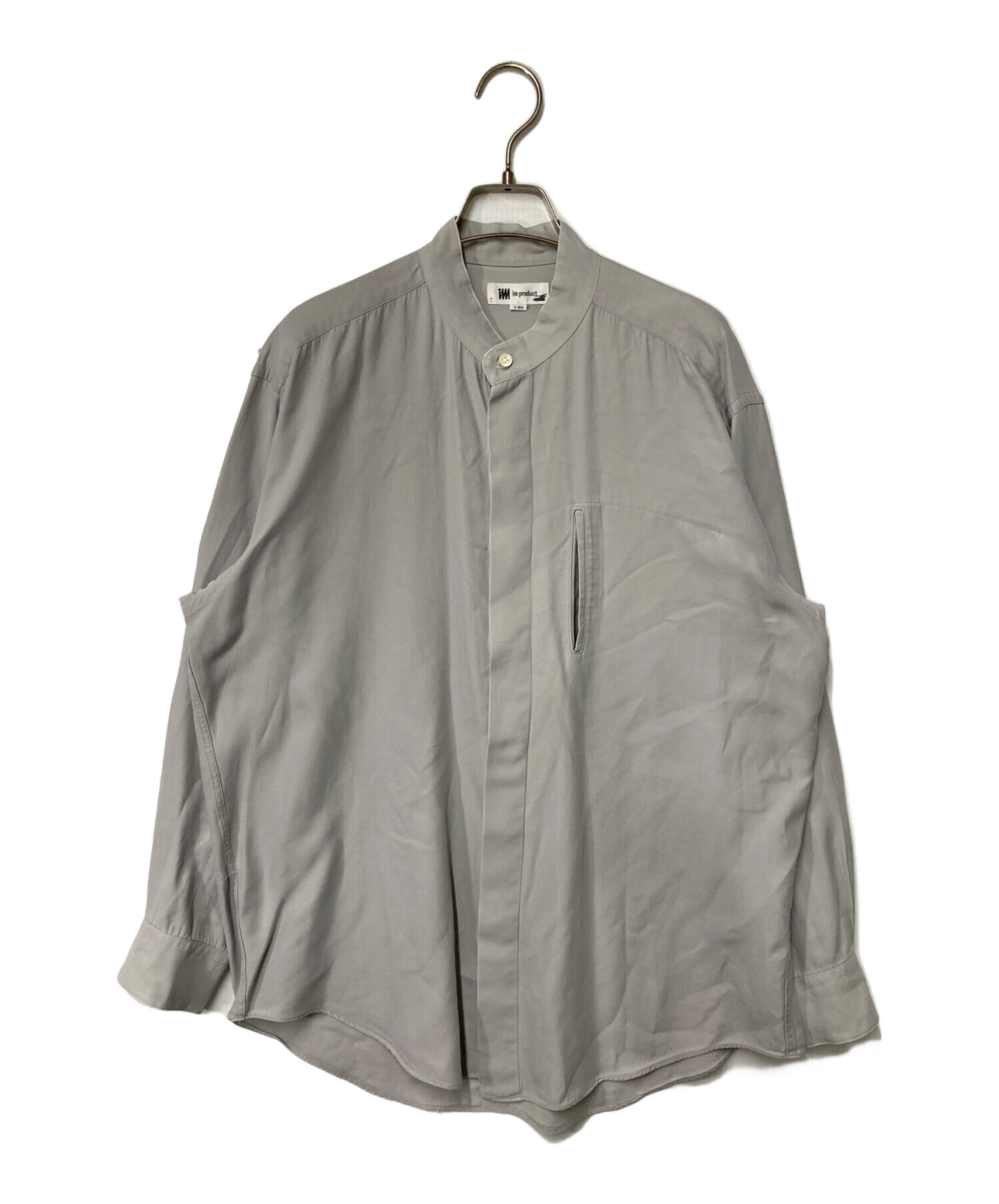 中古・古着通販】im product (アイムプロダクト) バンドカラーシャツ