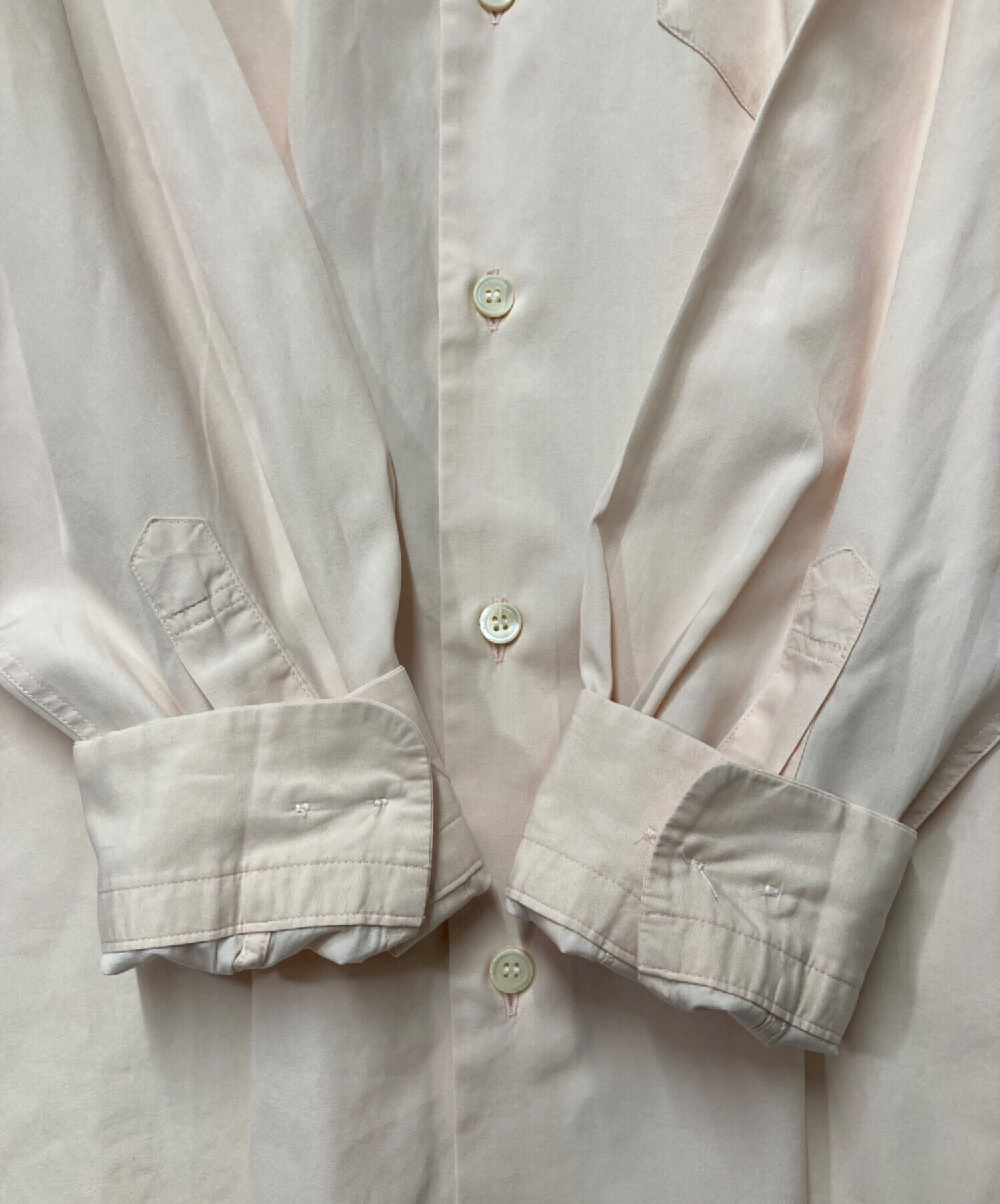 中古・古着通販】ISSEY MIYAKE (イッセイミヤケ) バンドカラーシャツ