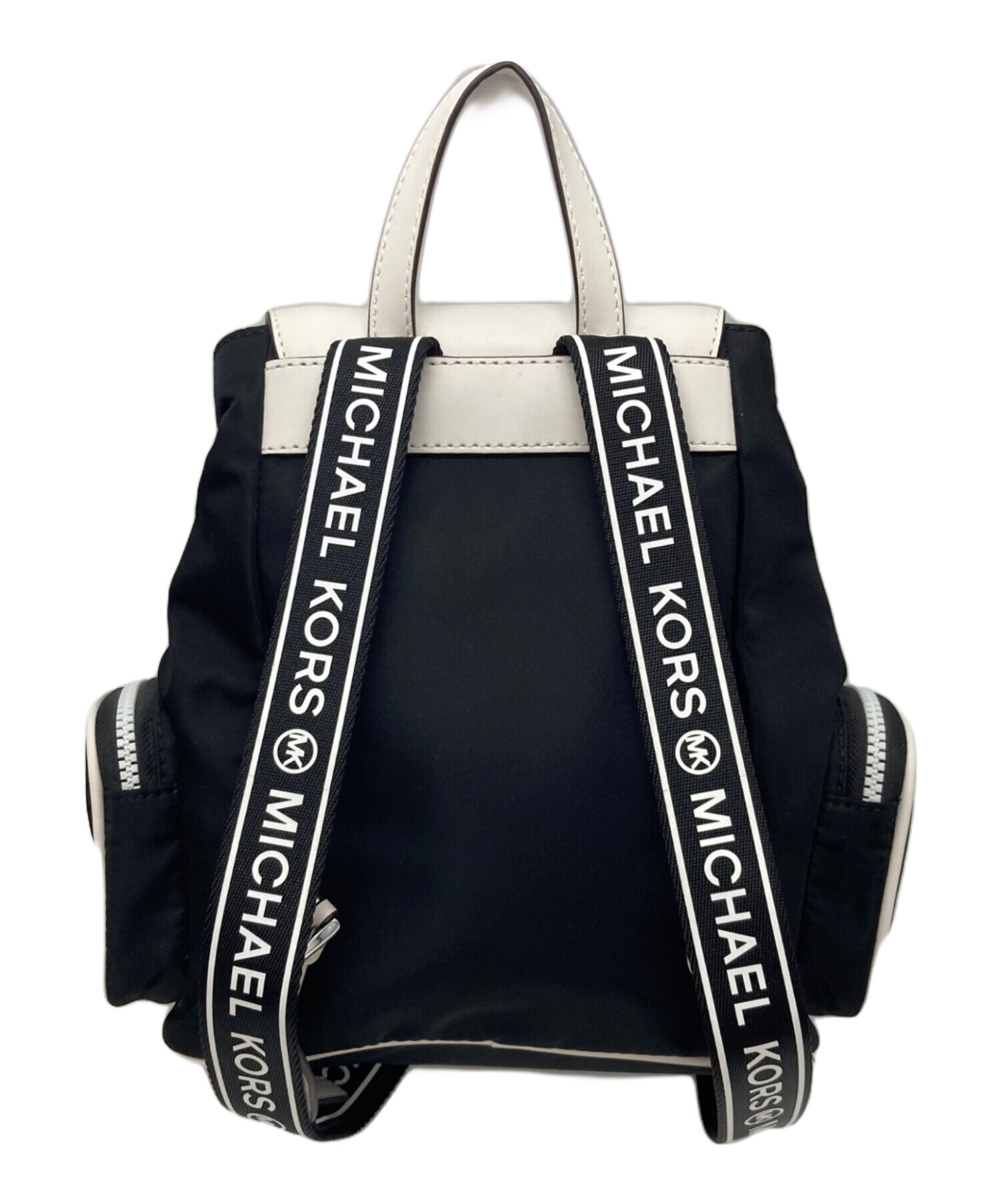 【乙姫様】マイケルコース ABBEY ストライプ リュック バックパック A4可 中古・古着通販】MICHAEL KORS (マイケルコース) ABBEY MD CARGO