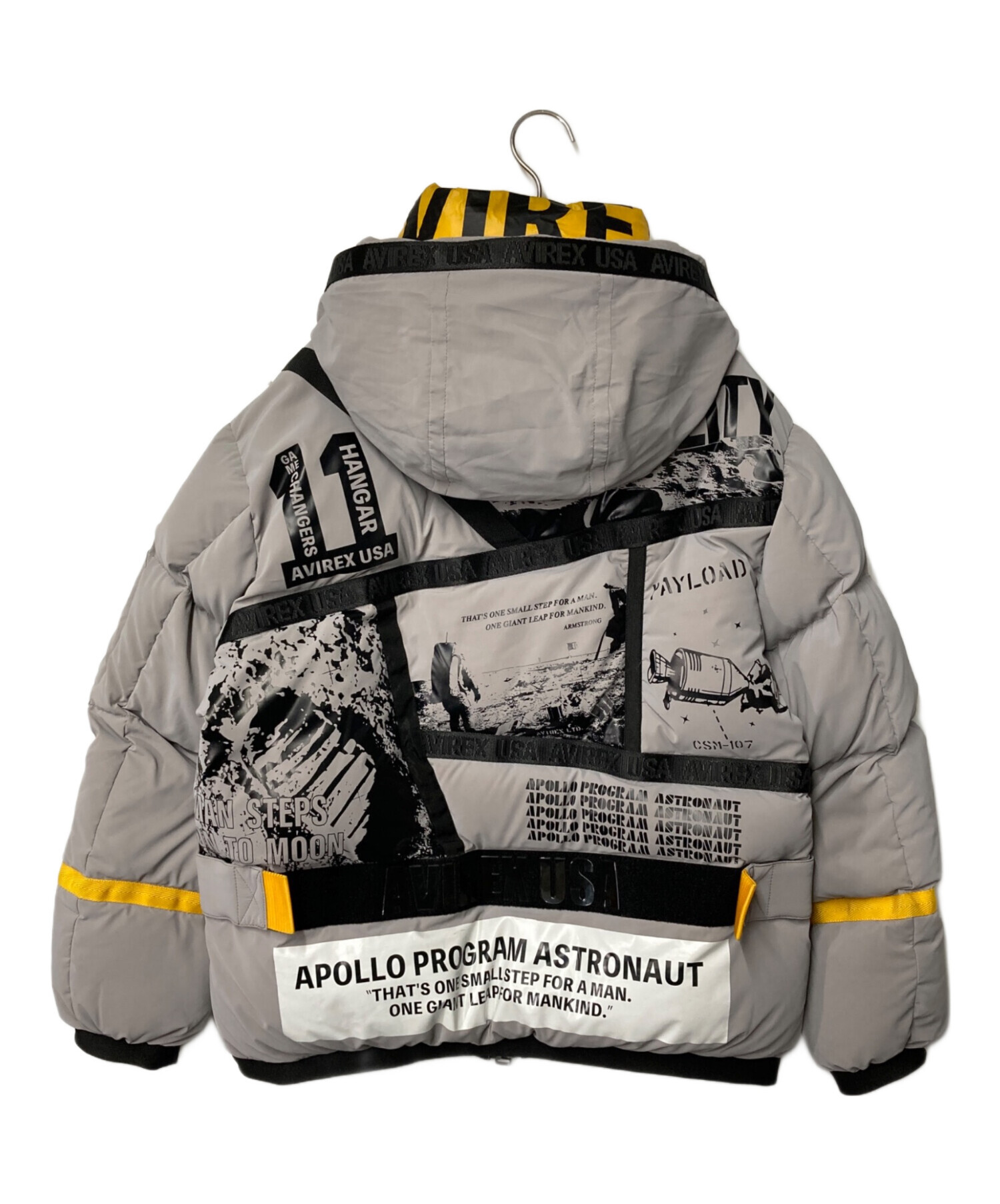 中古・古着通販】AVIREX (アヴィレックス) APOLLO DOWN JACKET グレー