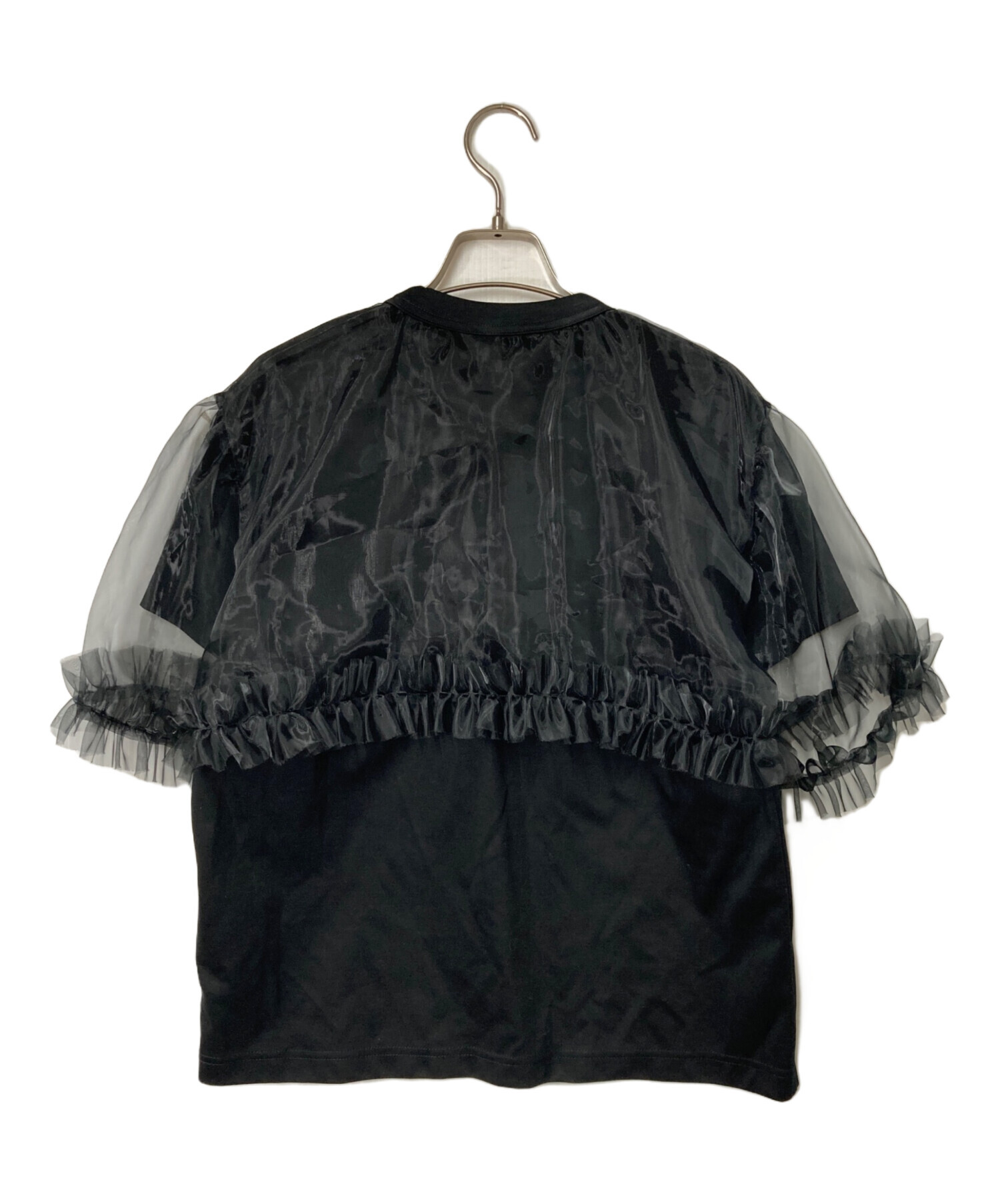 noir kei ninomiya ノアールケイニノミヤ チュール付き Tシャツ 中古・古着通販】noir kei ninomiya (ノワール ケイ ニノミヤ
