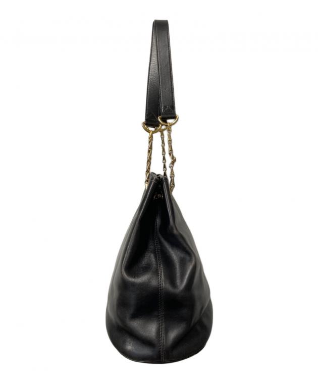 CELINE セリーヌ　ショルダーバッグ ハンドバッグ 中古・古着通販】CELINE (セリーヌ) チェーンショルダーバッグ