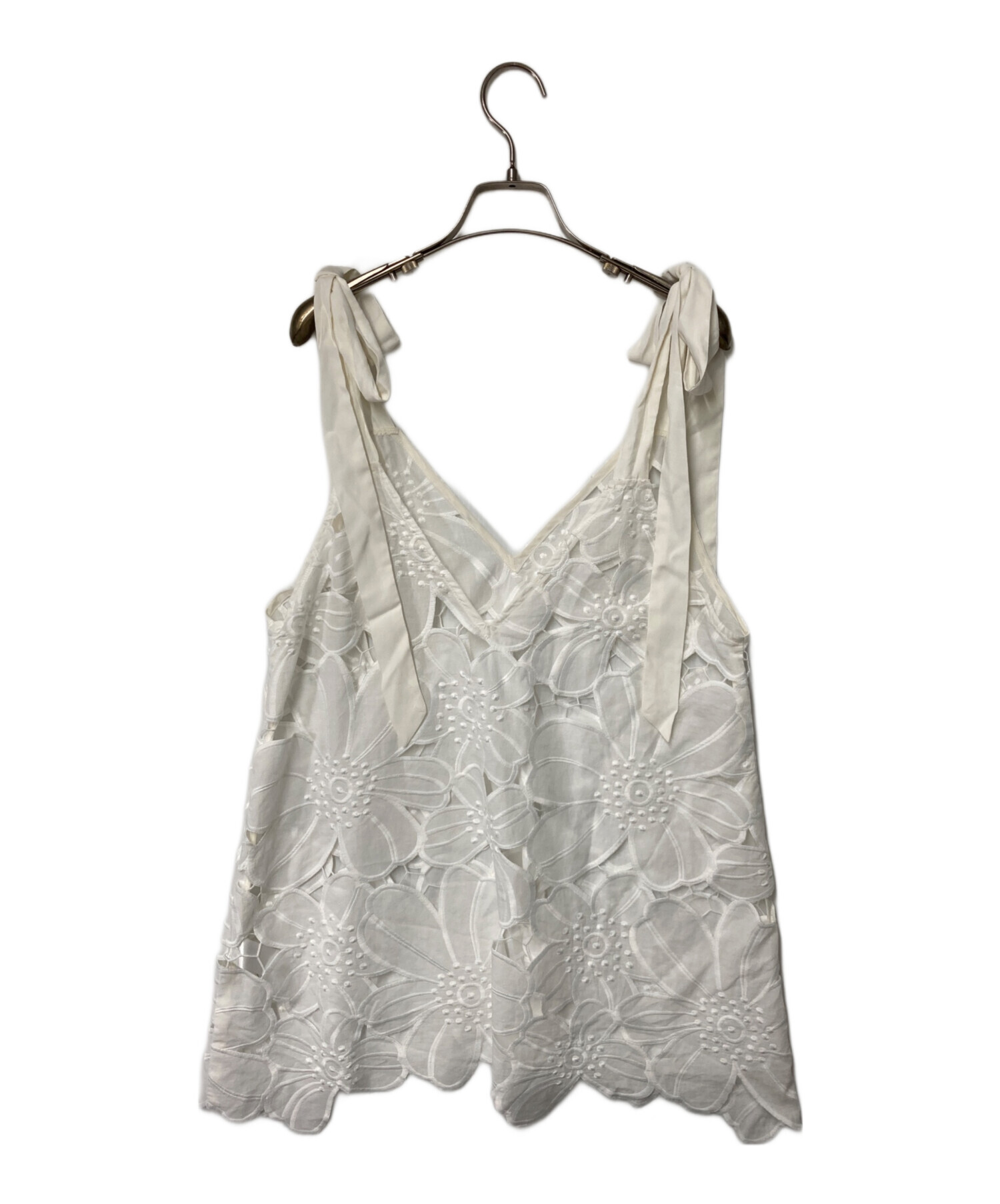 新品[venit]レースキャミブラウス White 新品[venit]レースキャミ
