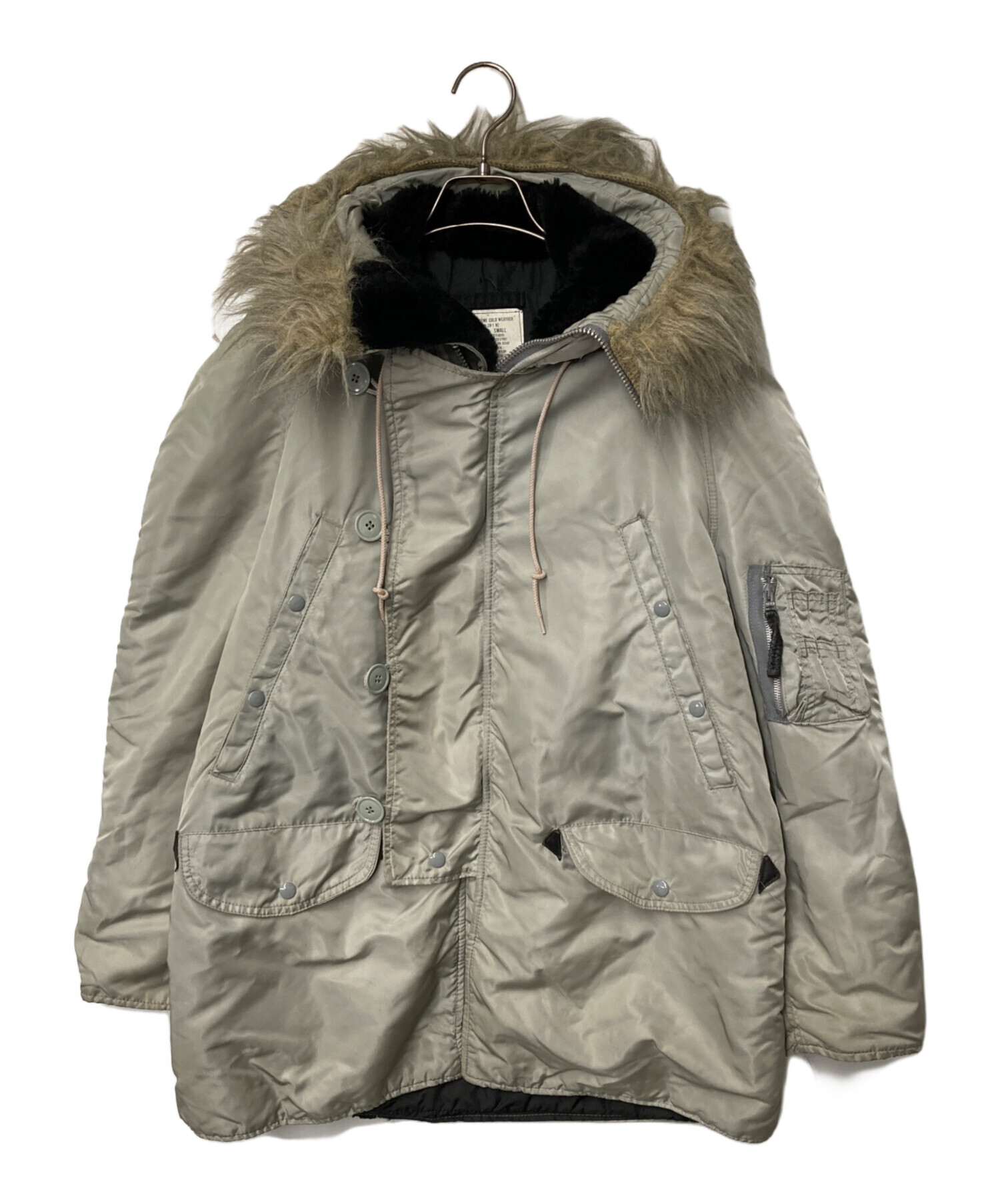 中古・古着通販】ALPHA (アルファ) N-2Bフライトジャケット グレー