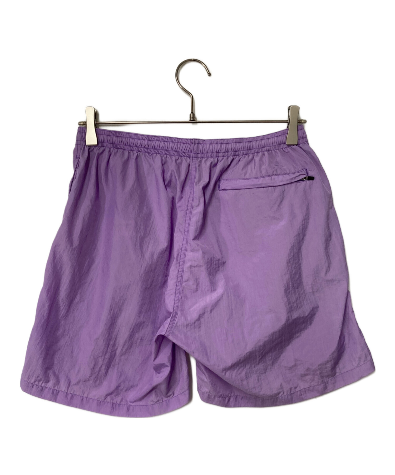 bott ナイロンハーフパンツ 中古・古着通販】bott (ボット) ナイロンハーフパンツ パープル サイズ