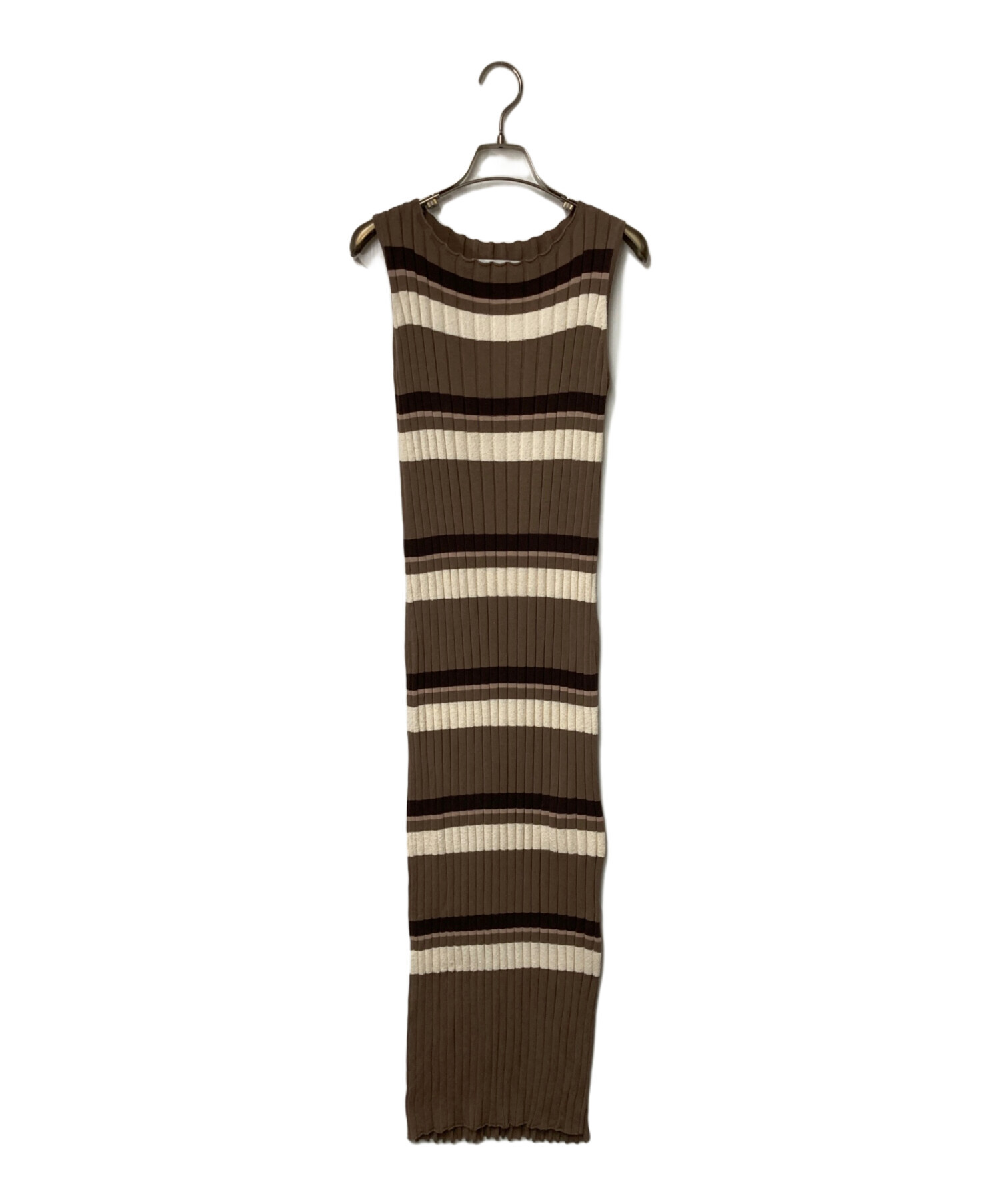 中古・古着通販】Her lip to (ハーリップトゥ) Cotton Striped Ribbed