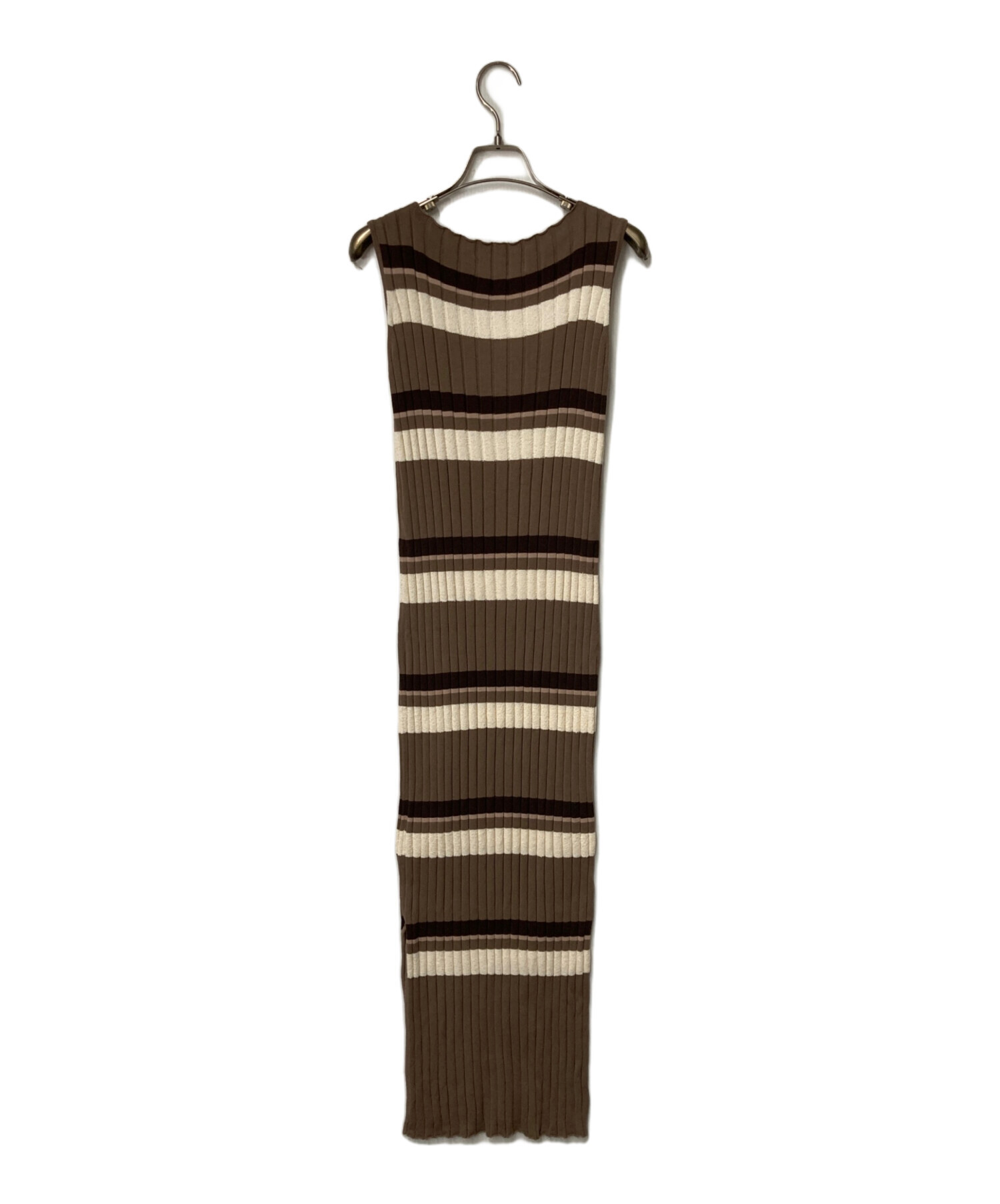 中古・古着通販】Her lip to (ハーリップトゥ) Cotton Striped Ribbed