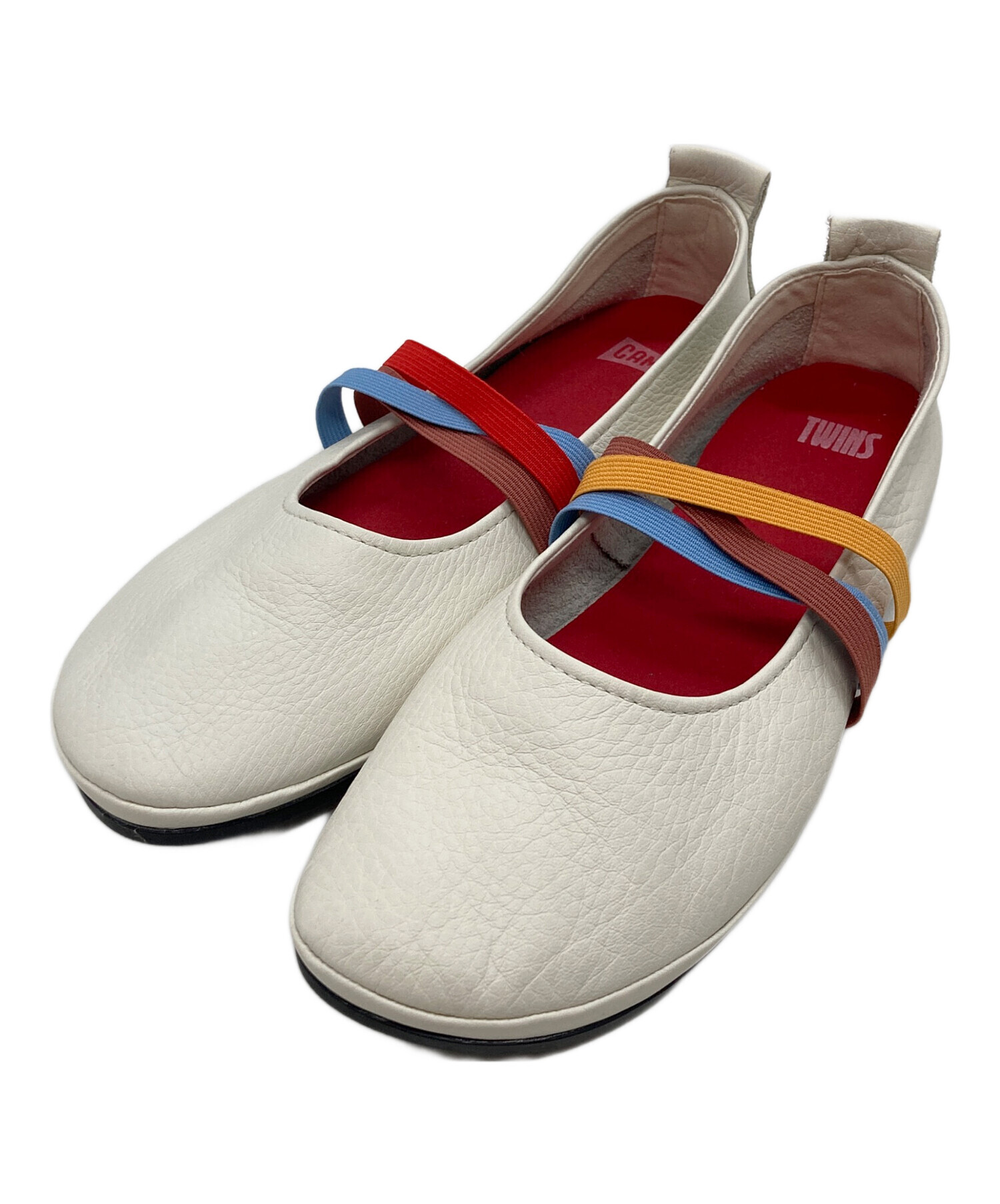 新品未使用　カンペール Twinsツインズ フラットシューズ 25cm 中古・古着通販】CAMPER (カンペール) Twins ツインズ フラット