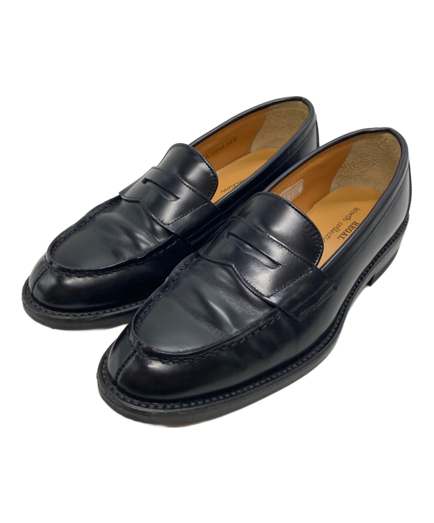 【REGAL】未使用品 リーガル ペニーローファー ブラック 25EE 中古・古着通販】REGAL (リーガル) コインローファー ブラック サイズ