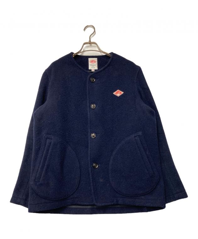 【定番人気】DANTON ウール モッサ ジャケット 日本製 ネイビー 40 L 中古・古着通販】DANTON (ダントン) ウールモッサジャケット ネイビー