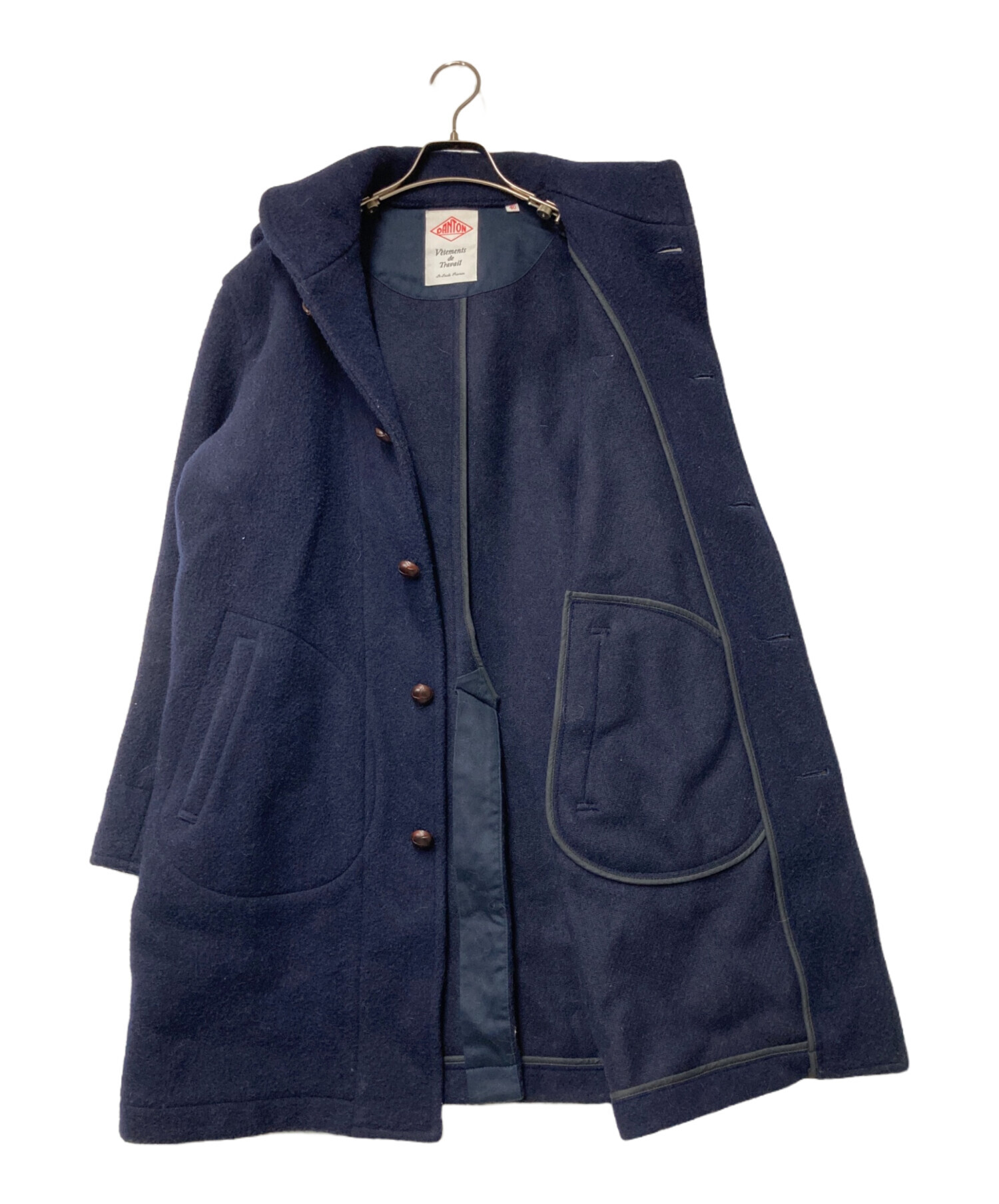 中古・古着通販】DANTON (ダントン) ウールモッサジャケット ネイビー