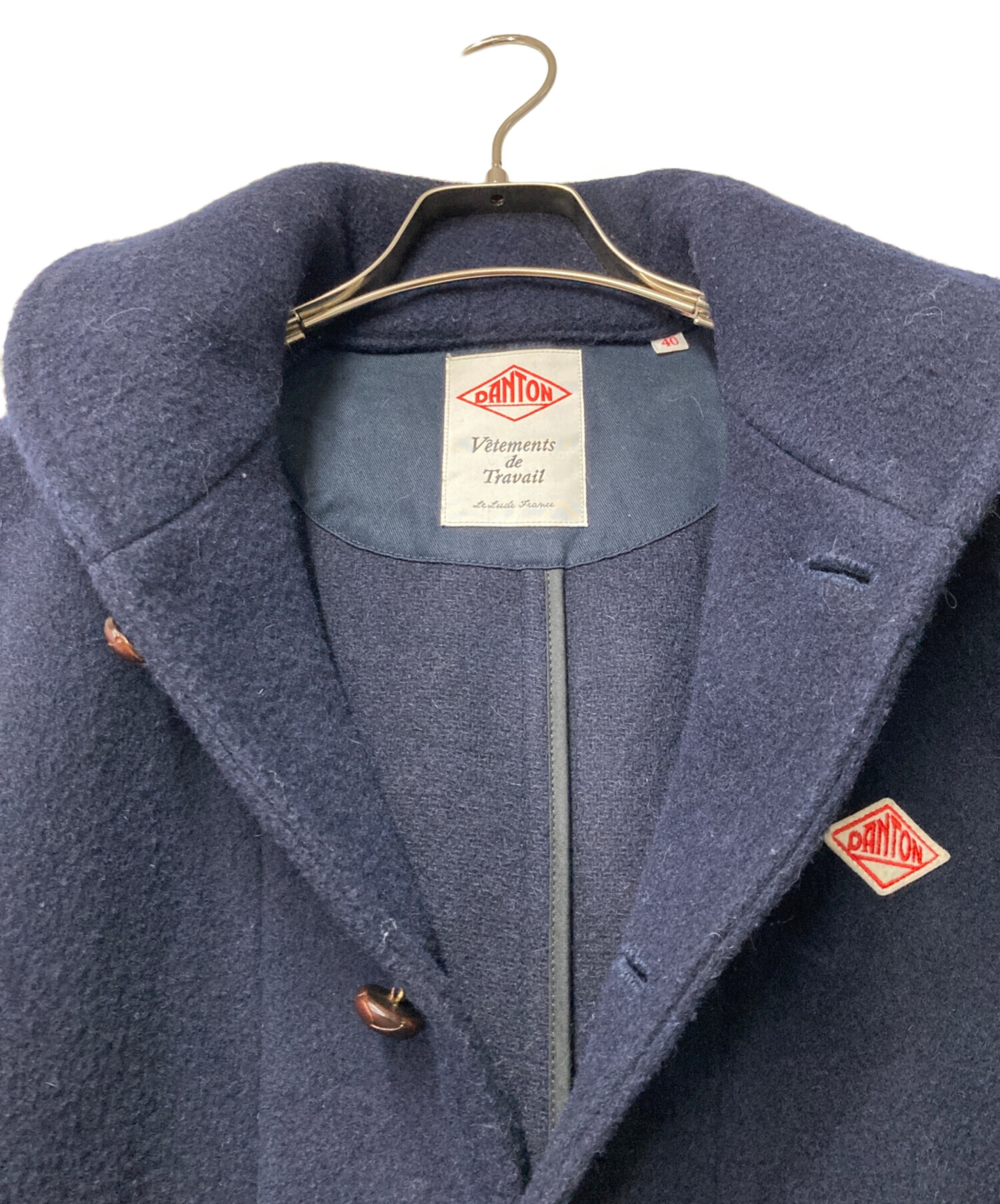 中古・古着通販】DANTON (ダントン) ウールモッサジャケット ネイビー