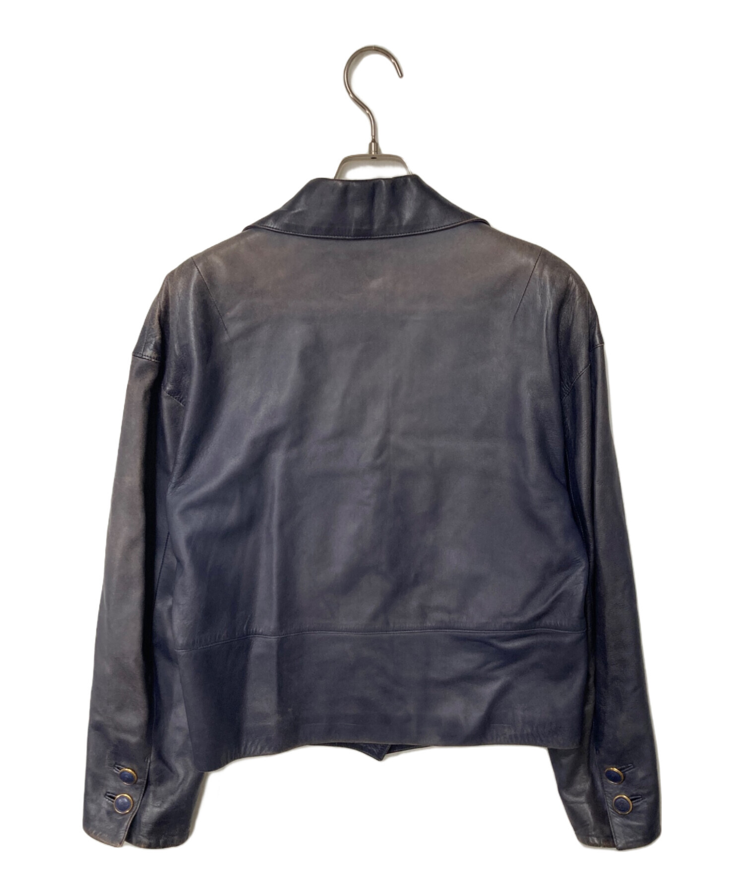 中古・古着通販】LOEWE (ロエベ) napa レザー テーラードジャケット 