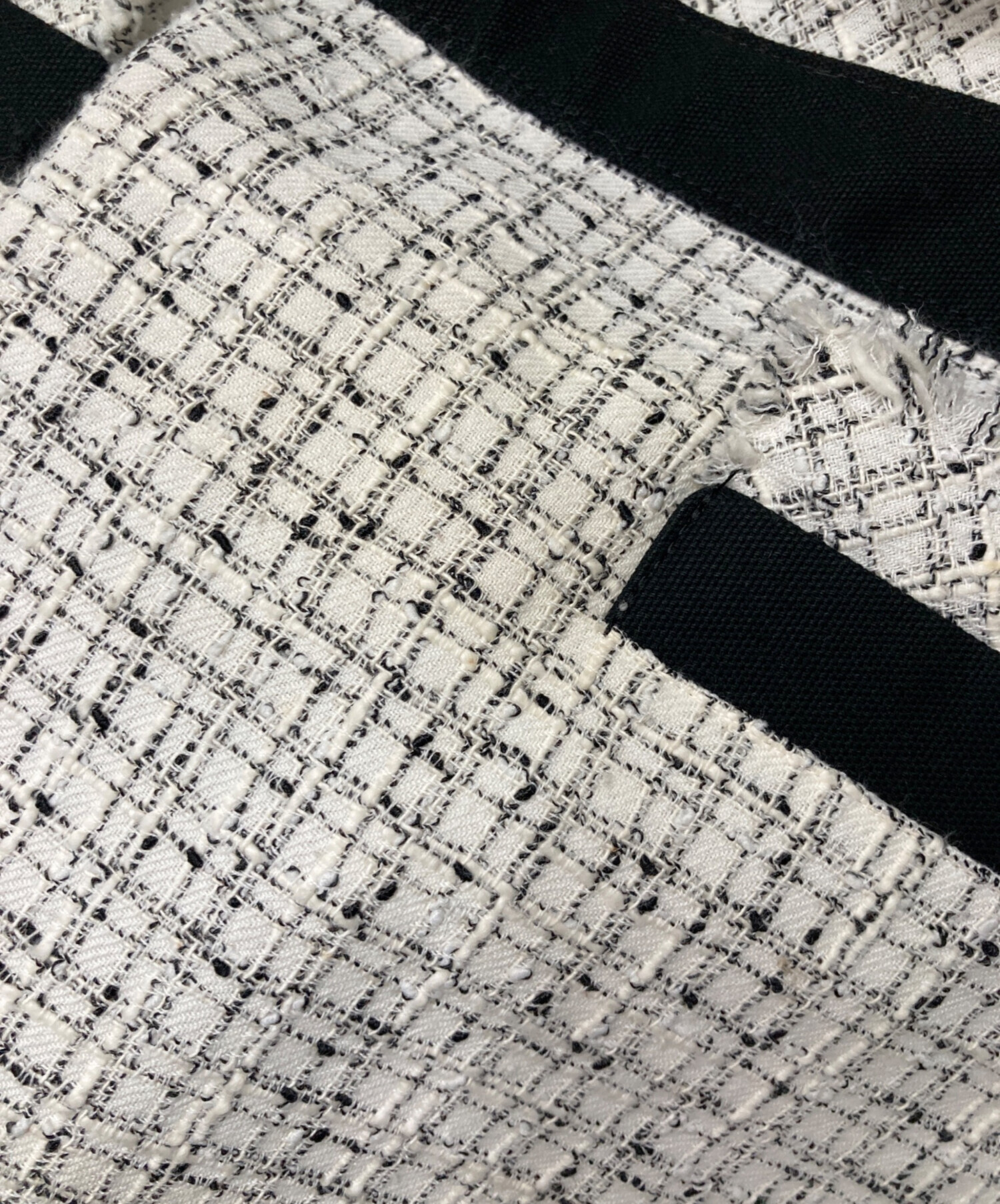 中古・古着通販】sacai (サカイ) サマーツイードスカート ホワイト