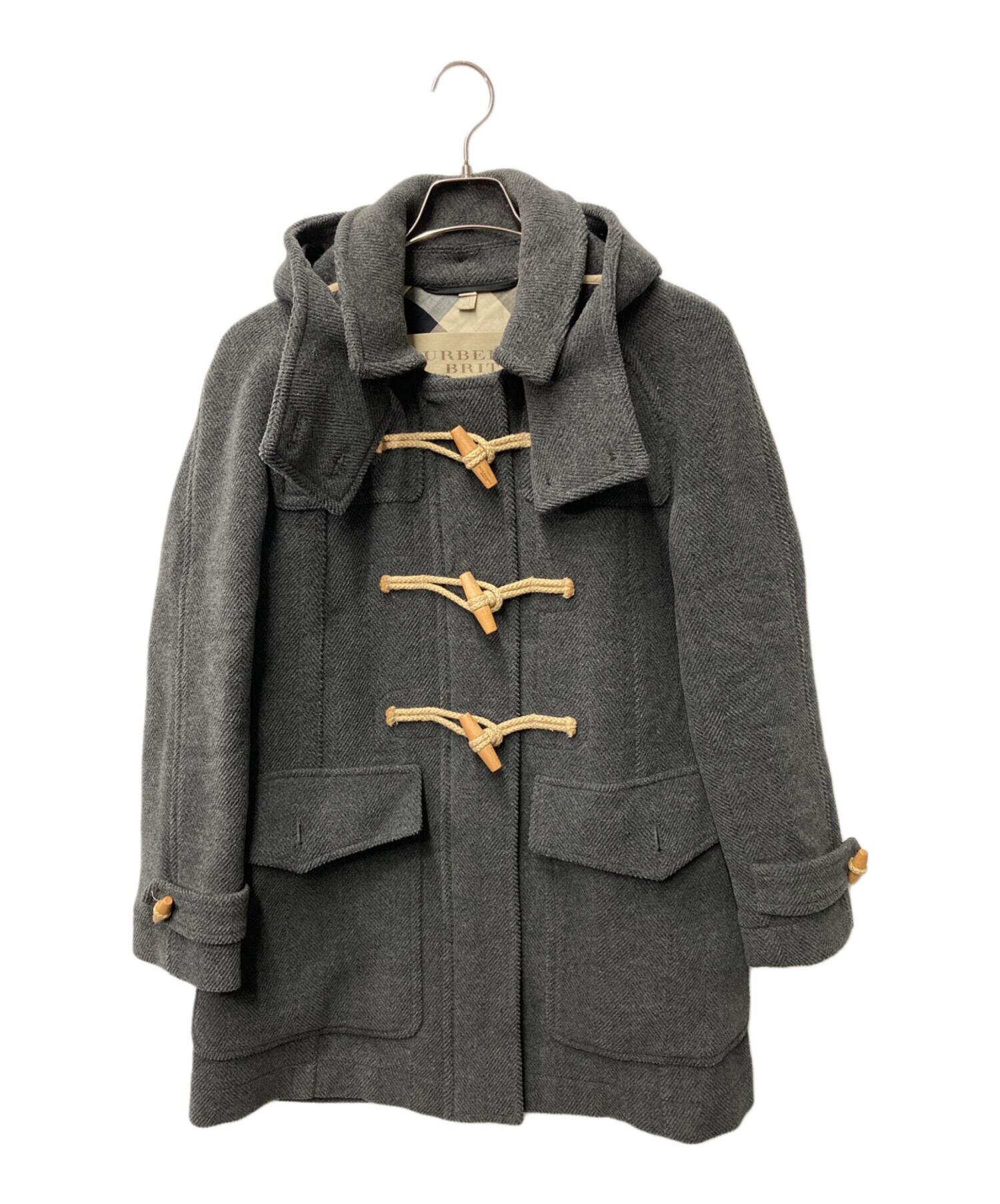 中古・古着通販】BURBERRY BRIT (バーバリーブリット) ダッフルコート