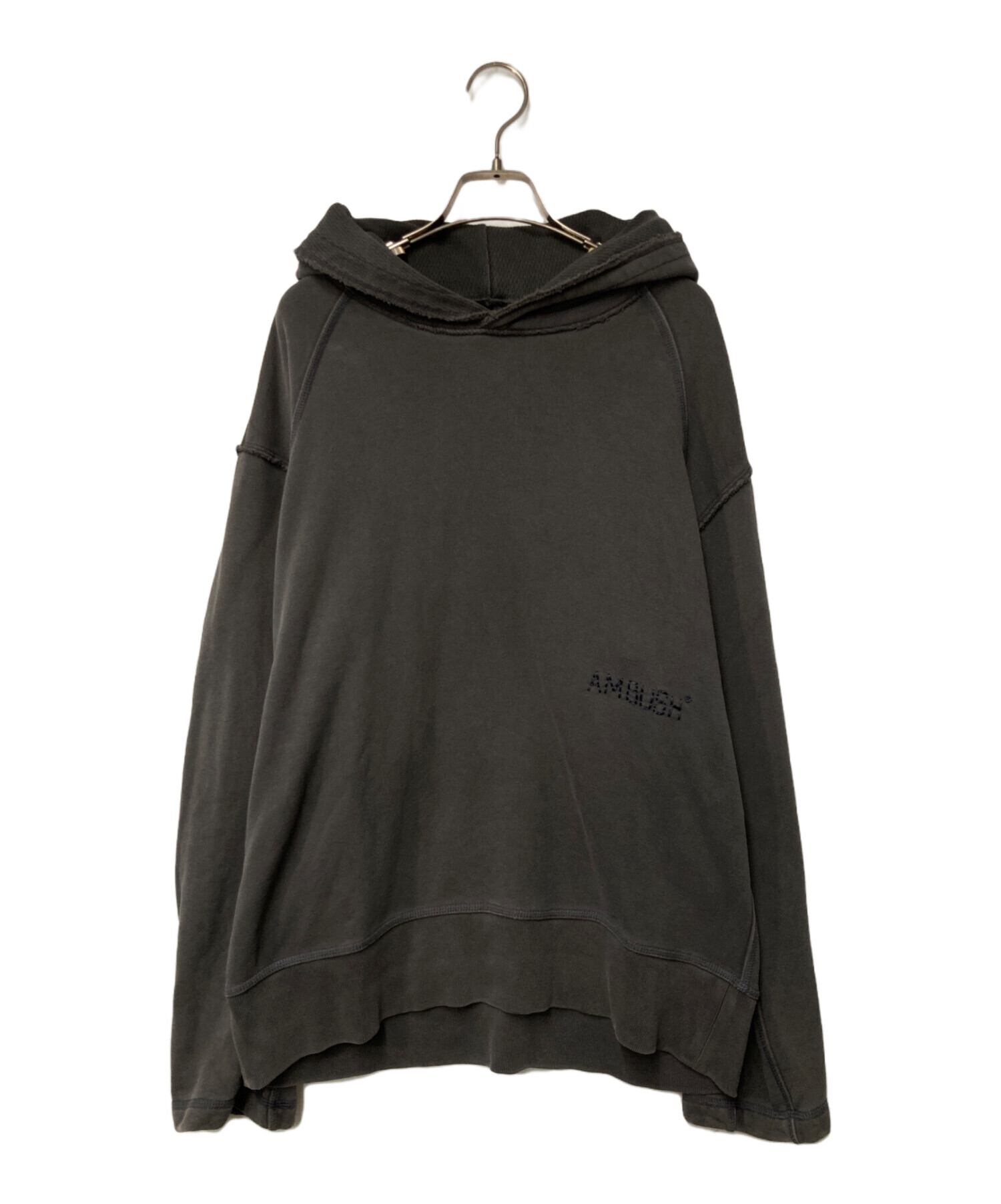 中古・古着通販】AMBUSH (アンブッシュ) ロゴフーディ グレー サイズ:1 