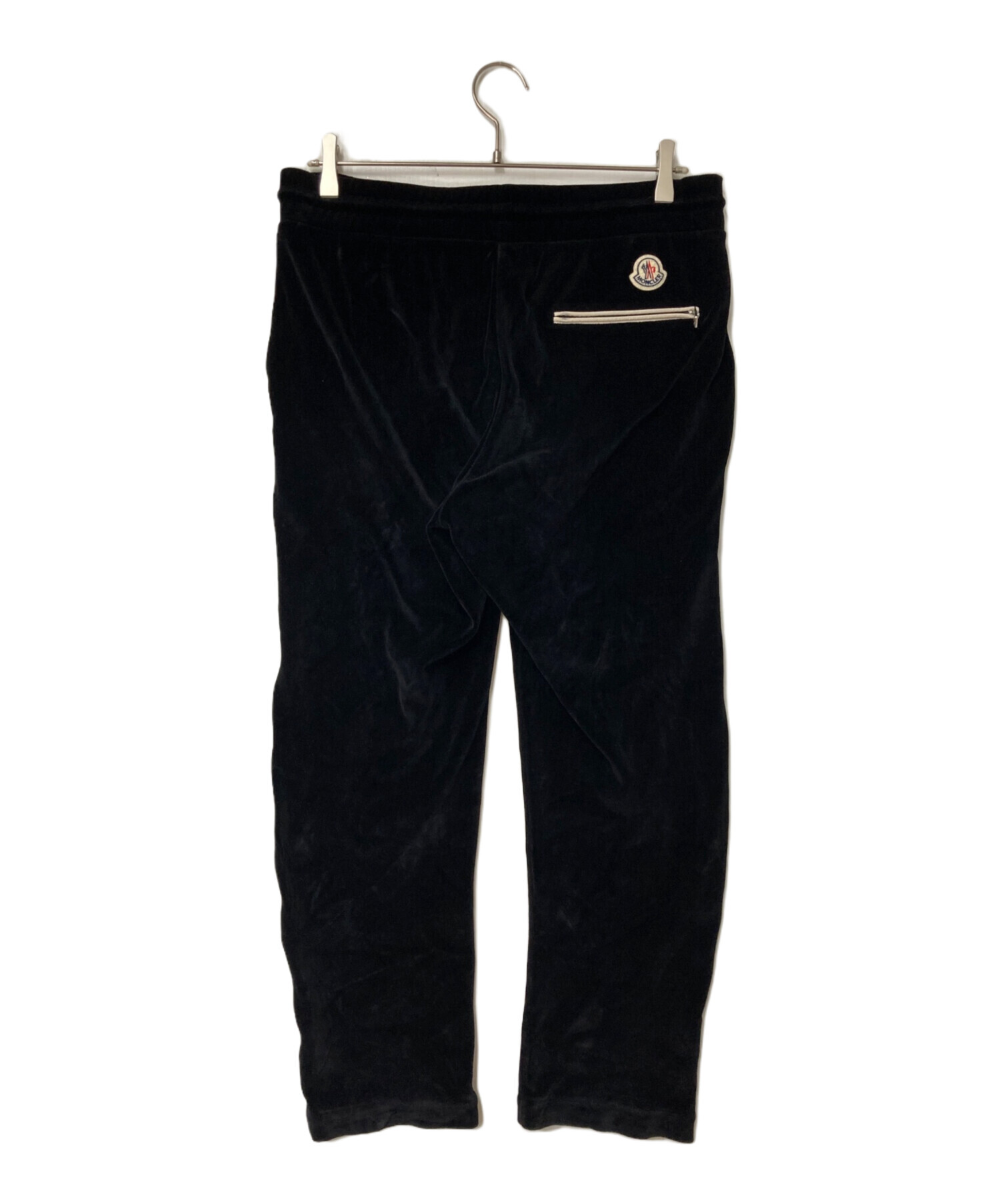 中古・古着通販】MONCLER (モンクレール) ベロアパンツ ブラック