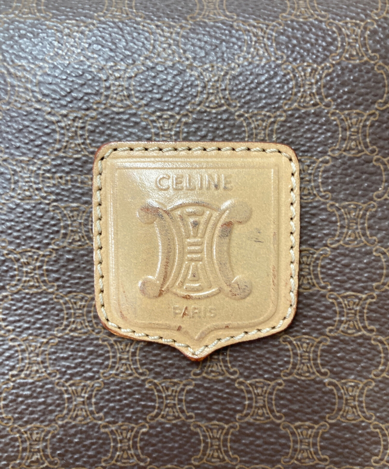 中古・古着通販】CELINE (セリーヌ) マカダム柄ハンドバッグ｜ブランド