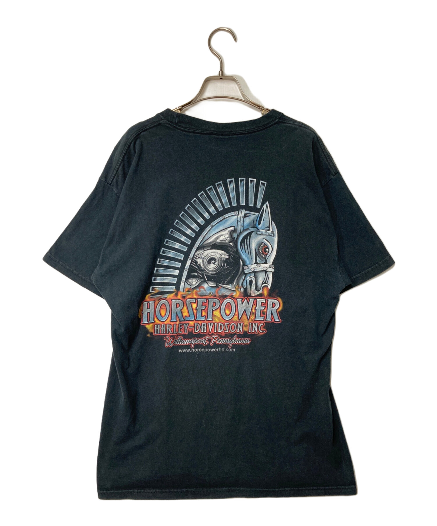 中古・古着通販】HARLEY-DAVIDSON (ハーレーダビッドソン) Hanes