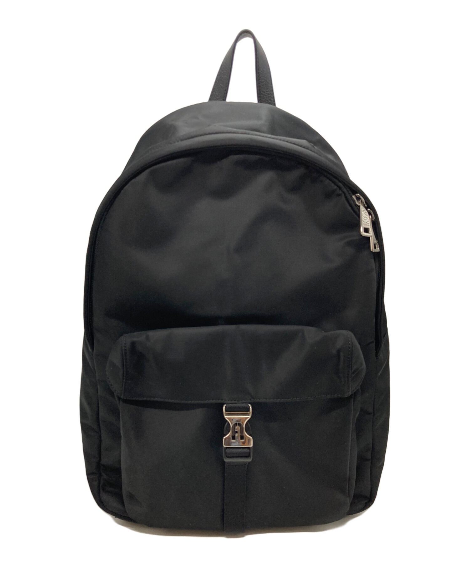 【人気大容量】FURLA MAN COSMO M バックパック 黒 ナイロン 中古・古着通販】FURLA (フルラ) MAN COSMO M BACKPACK ブラック