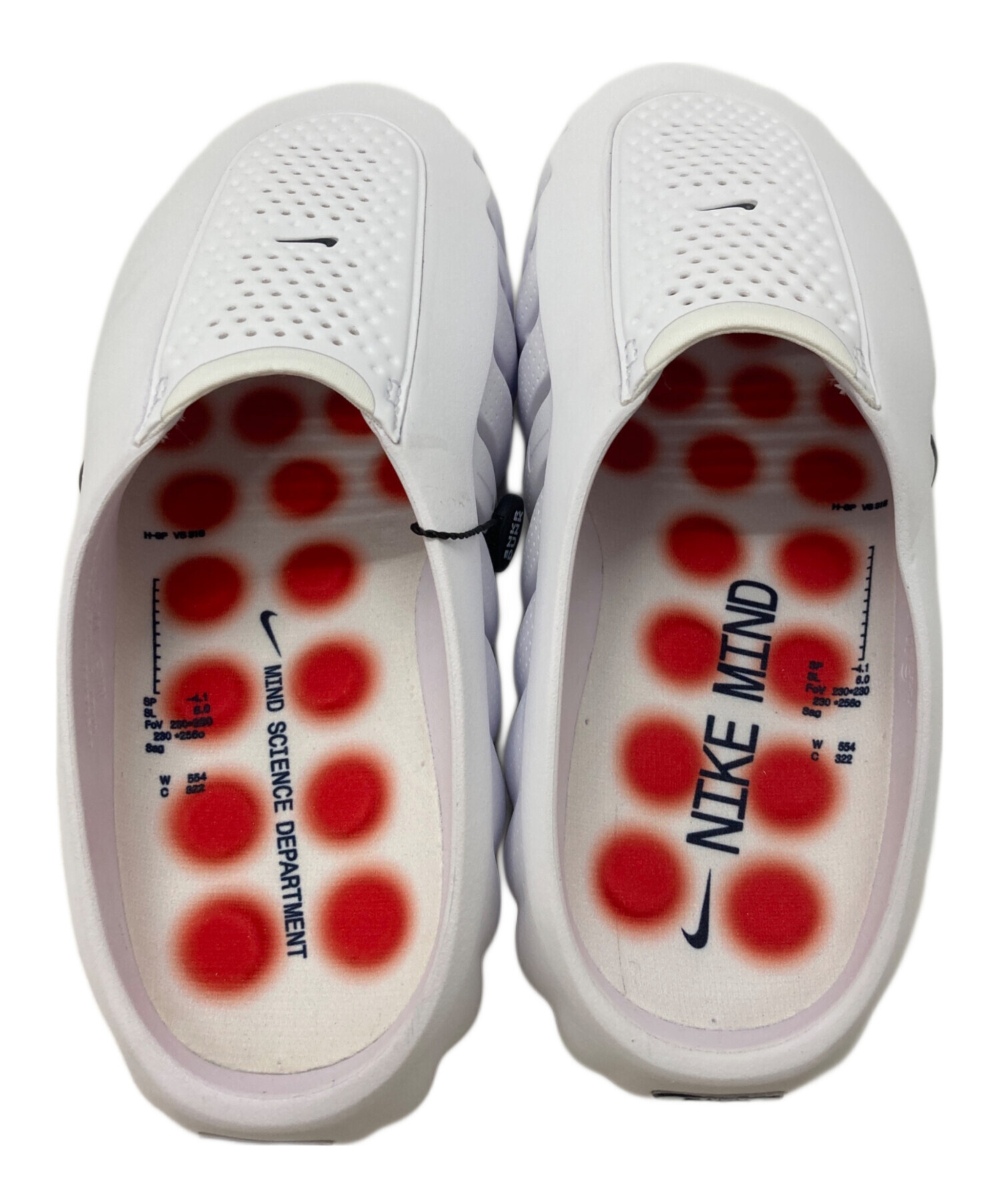 中古・古着通販】NIKE (ナイキ) MIND 001 ホワイト サイズ:M8/W9 未