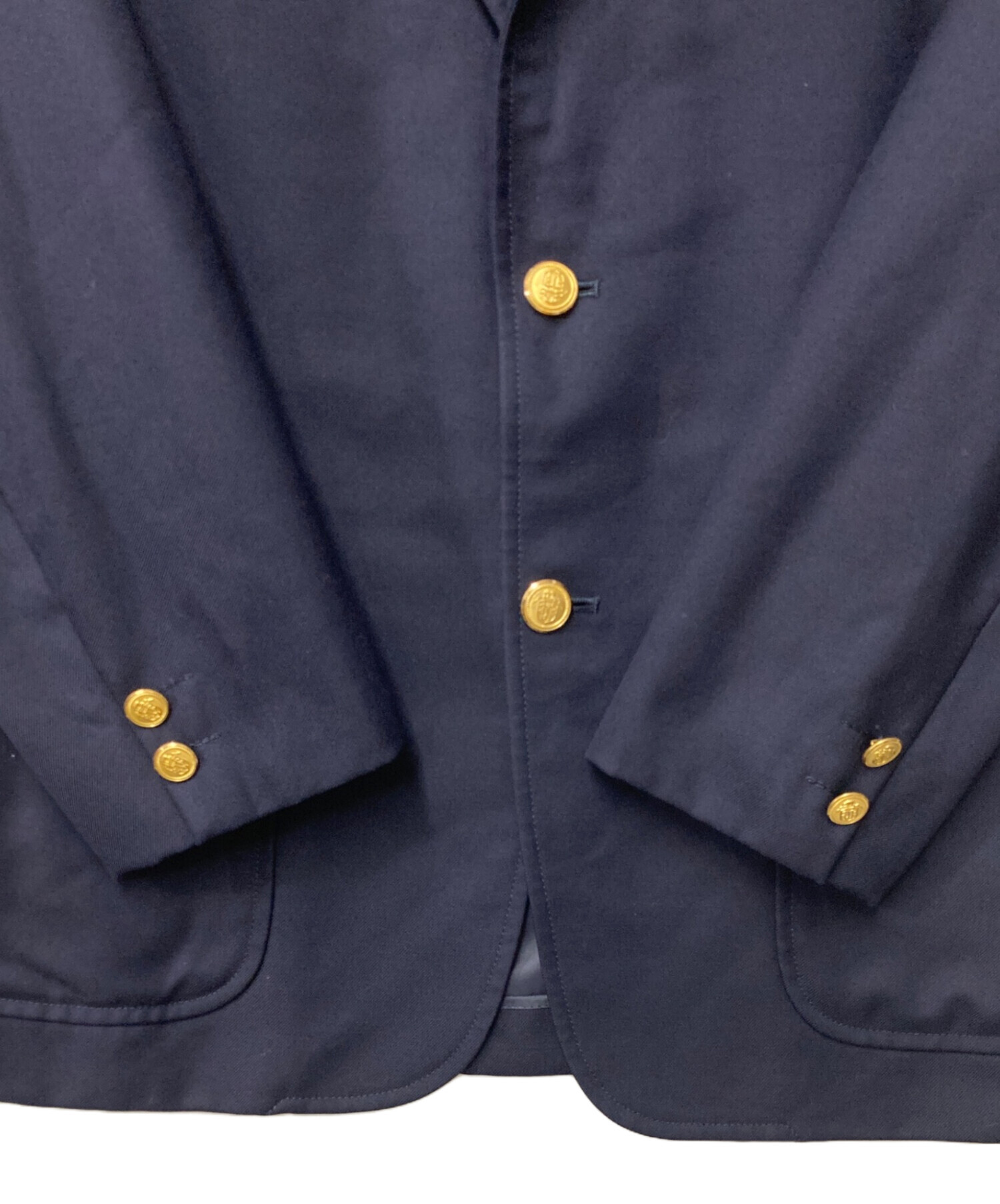 中古・古着通販】J.PRESS (ジェイプレス) 金釦ブレザー ネイビー 