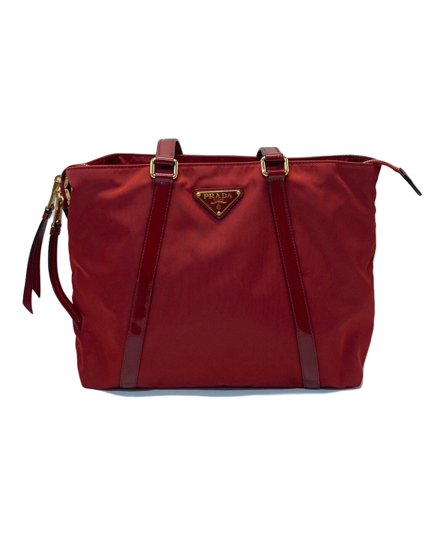 中古・古着通販】PRADA (プラダ) ナイロントートバッグ レッド
