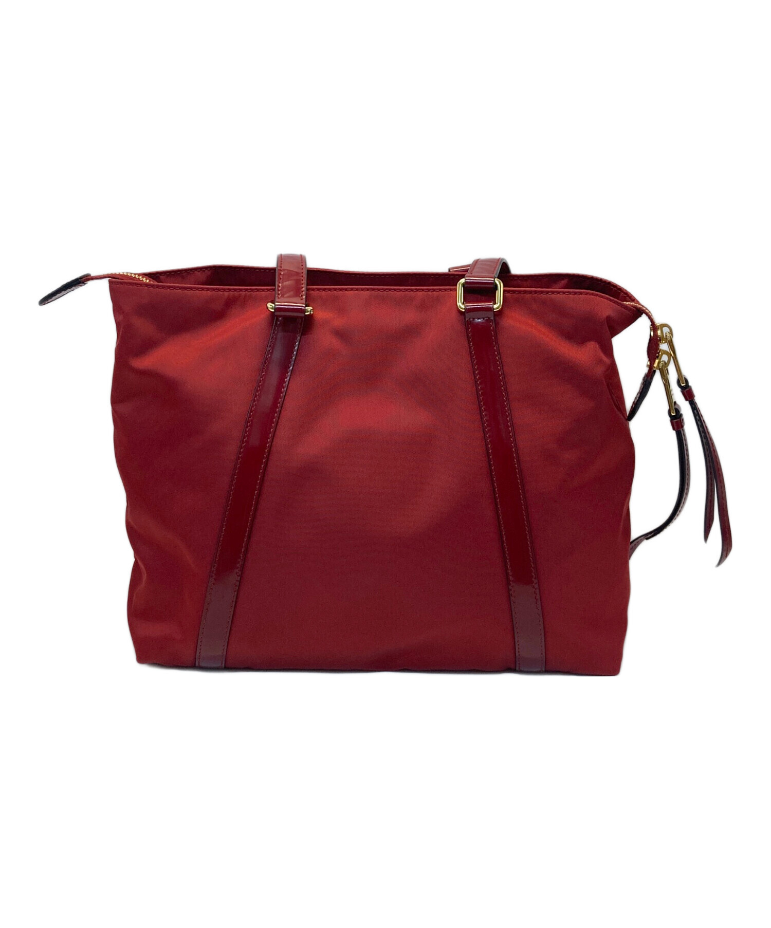 中古・古着通販】PRADA (プラダ) ナイロントートバッグ レッド
